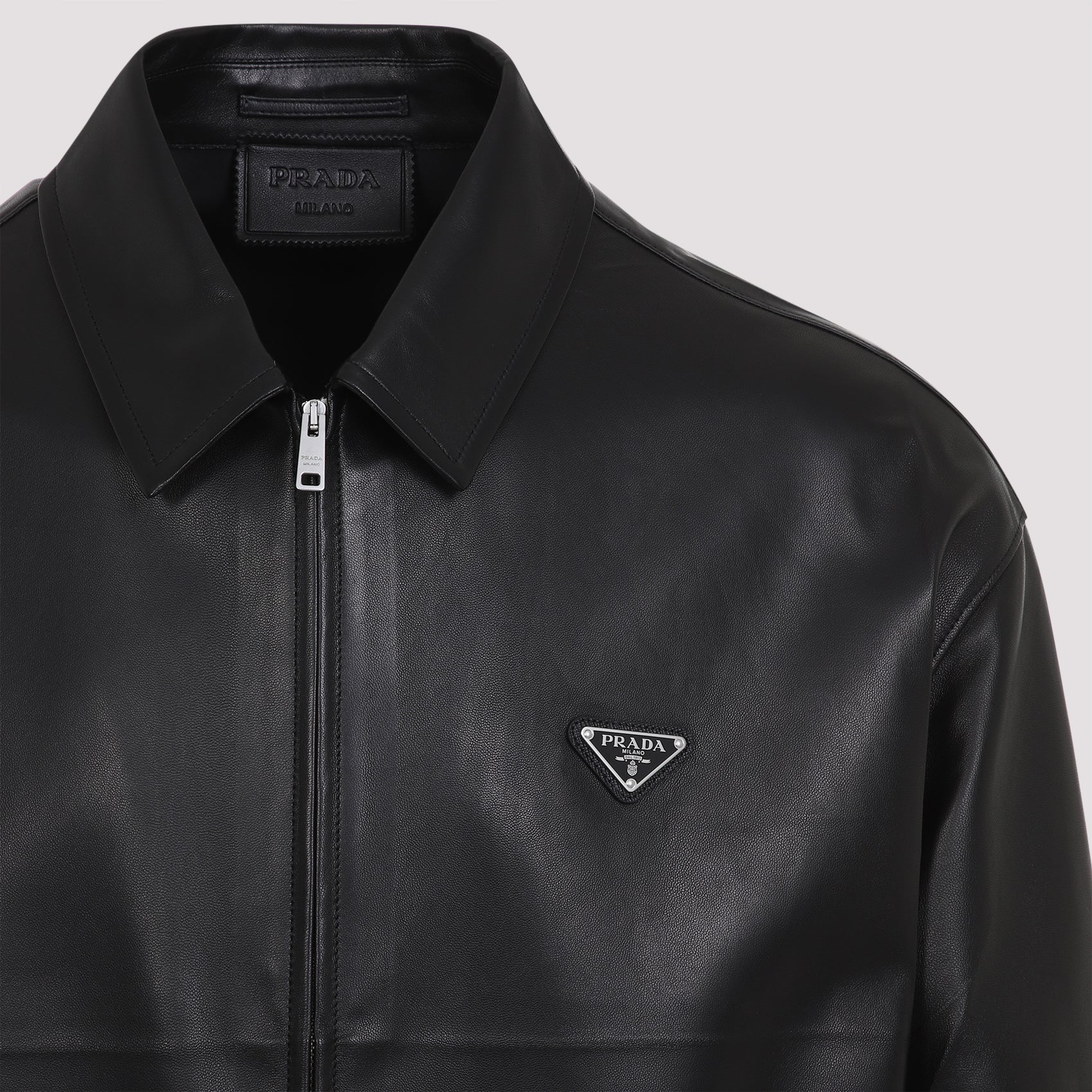 PRADA Men's Classic Nappa Leather Jacket