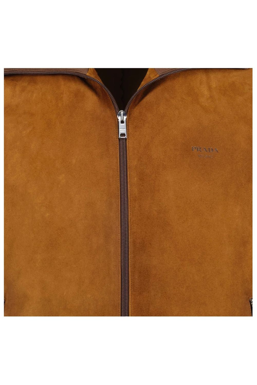 PRADA Suede Blouson Jacket for Men