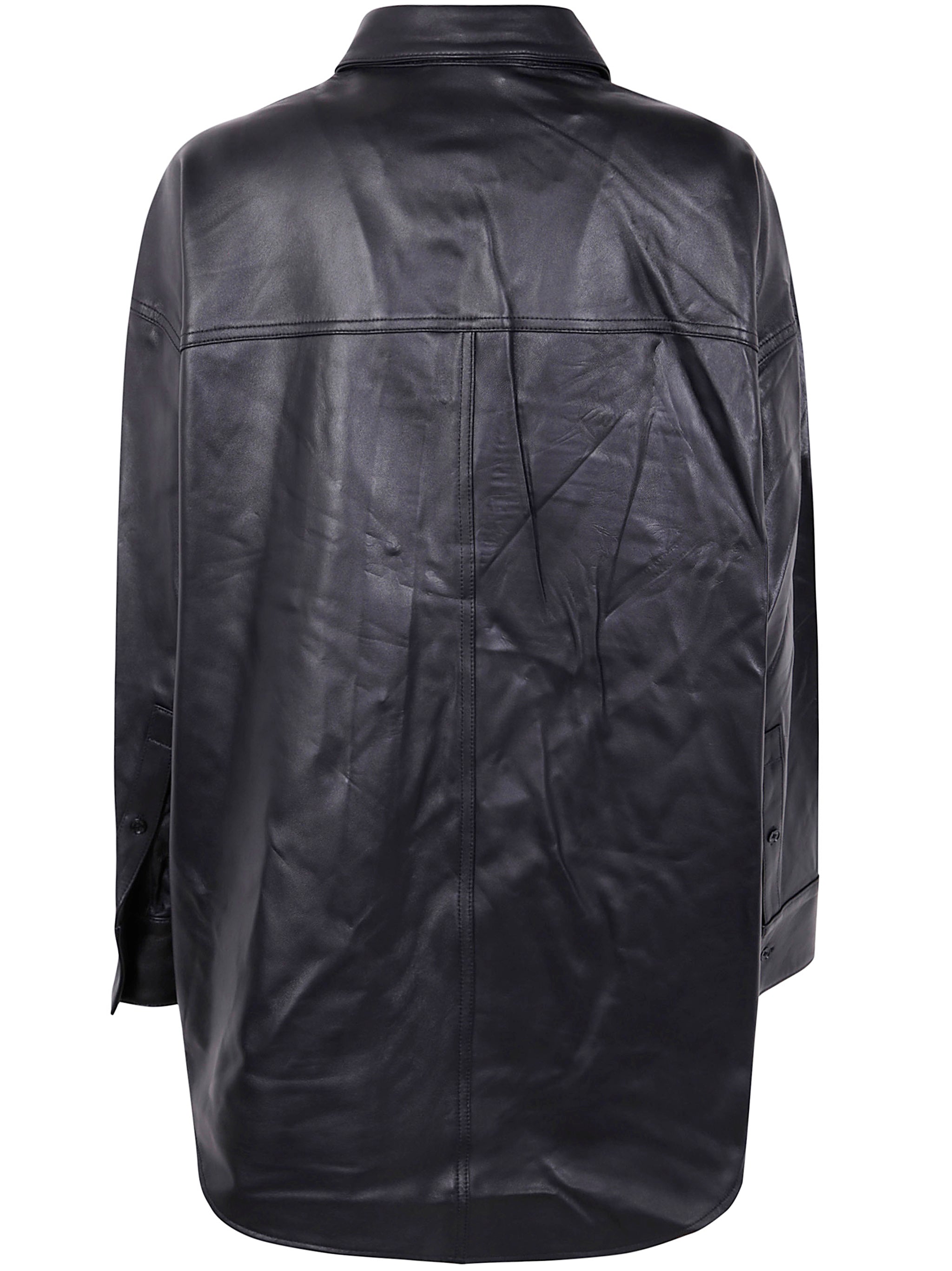 MICHAEL MICHAEL KORS Unisex Oversized Leather Shirt