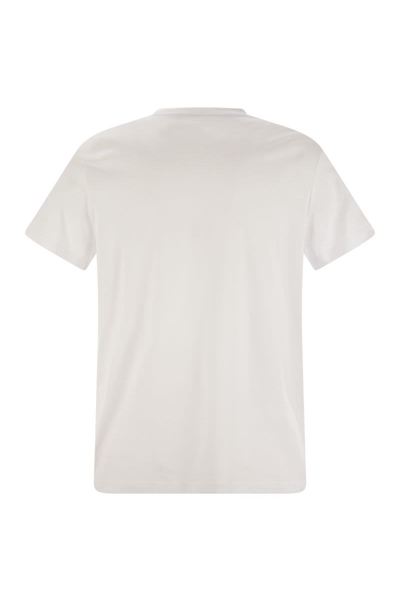 DONDUP Essential Logo Crew Neck T-Shirt for Men