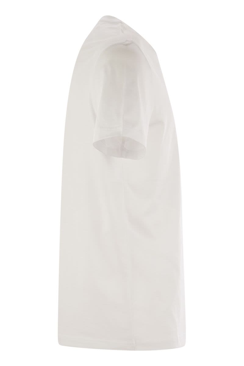 DONDUP Essential Logo Crew Neck T-Shirt for Men