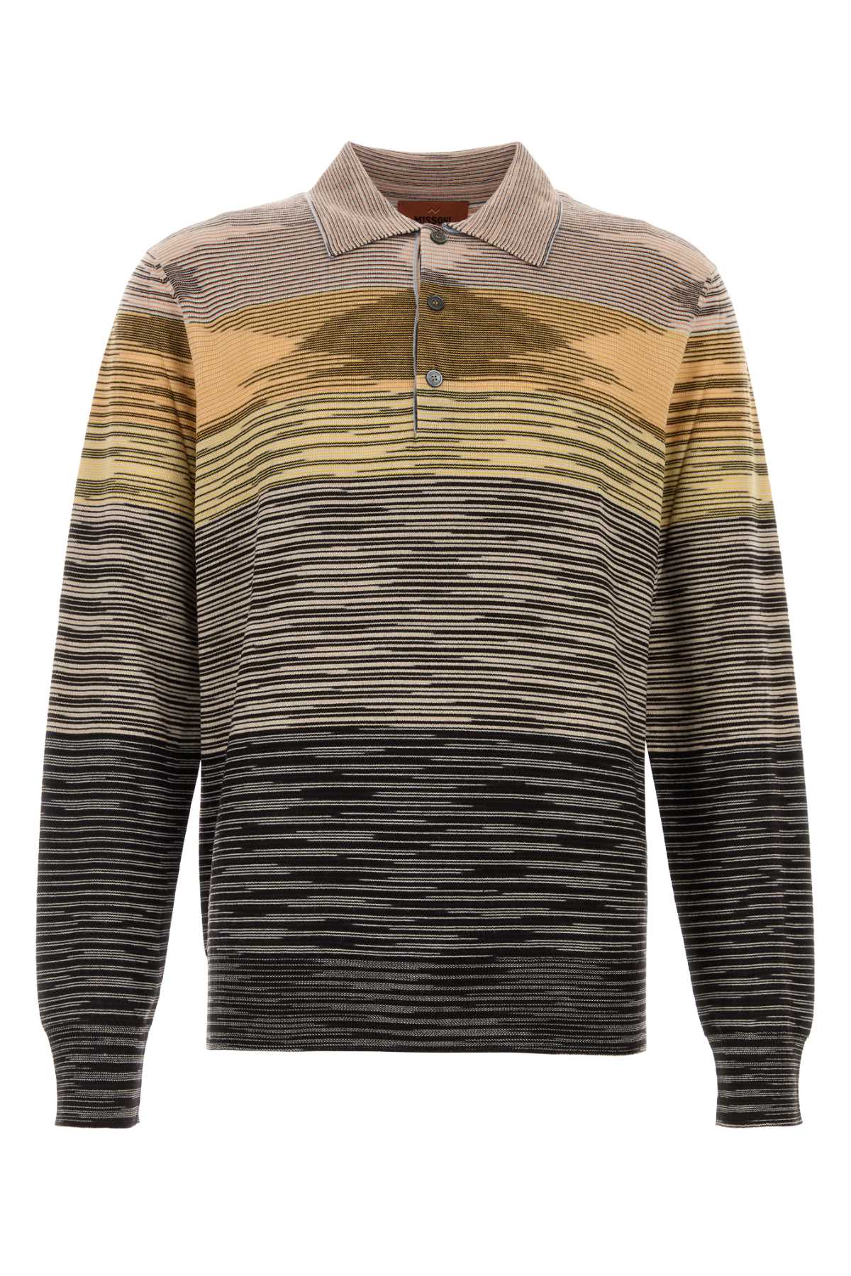 MISSONI Embroidered Wool Polo Shirt for Men - FW24 Collection