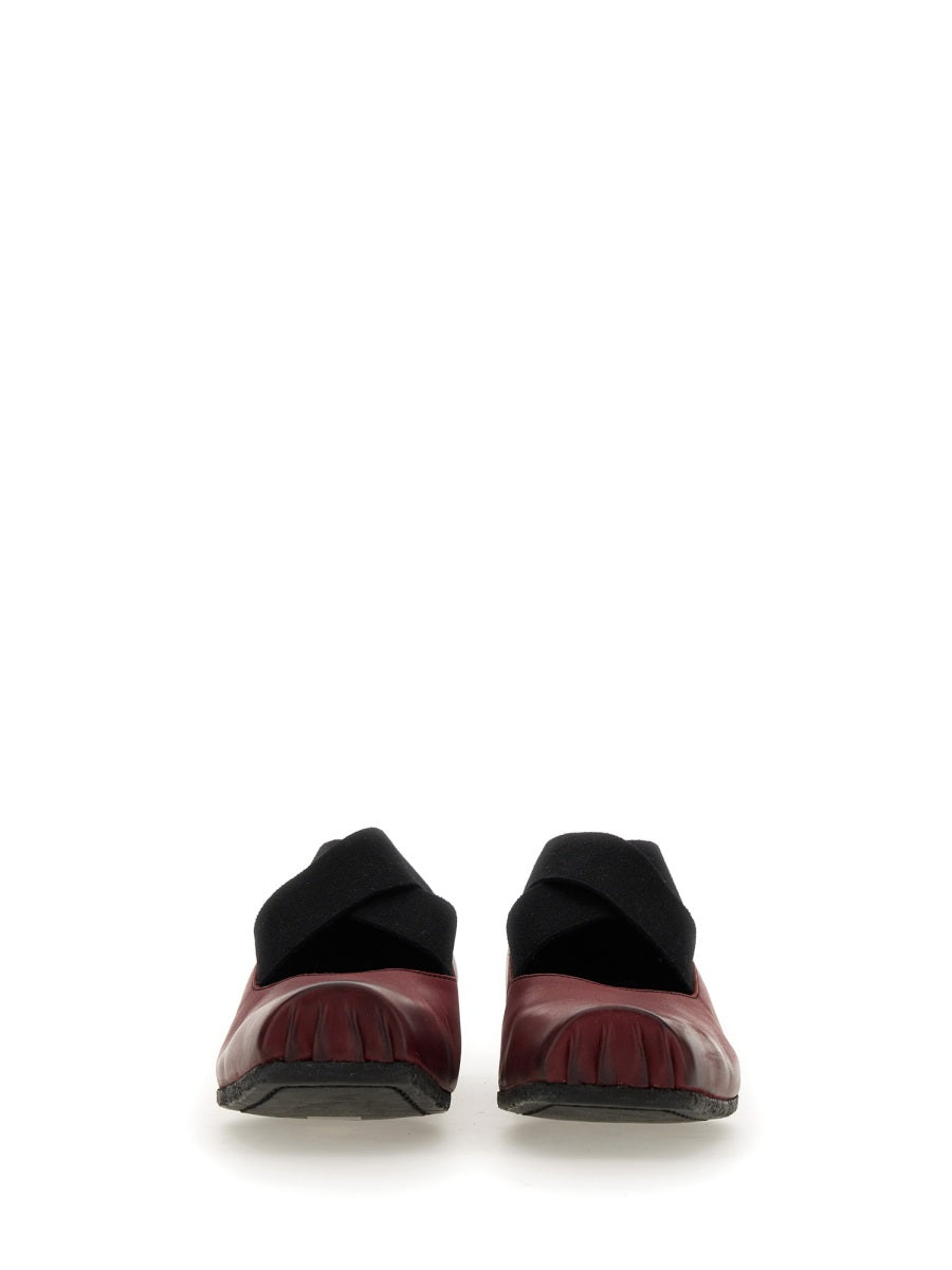 UMA WANG Women's Leather Ballerina Flats