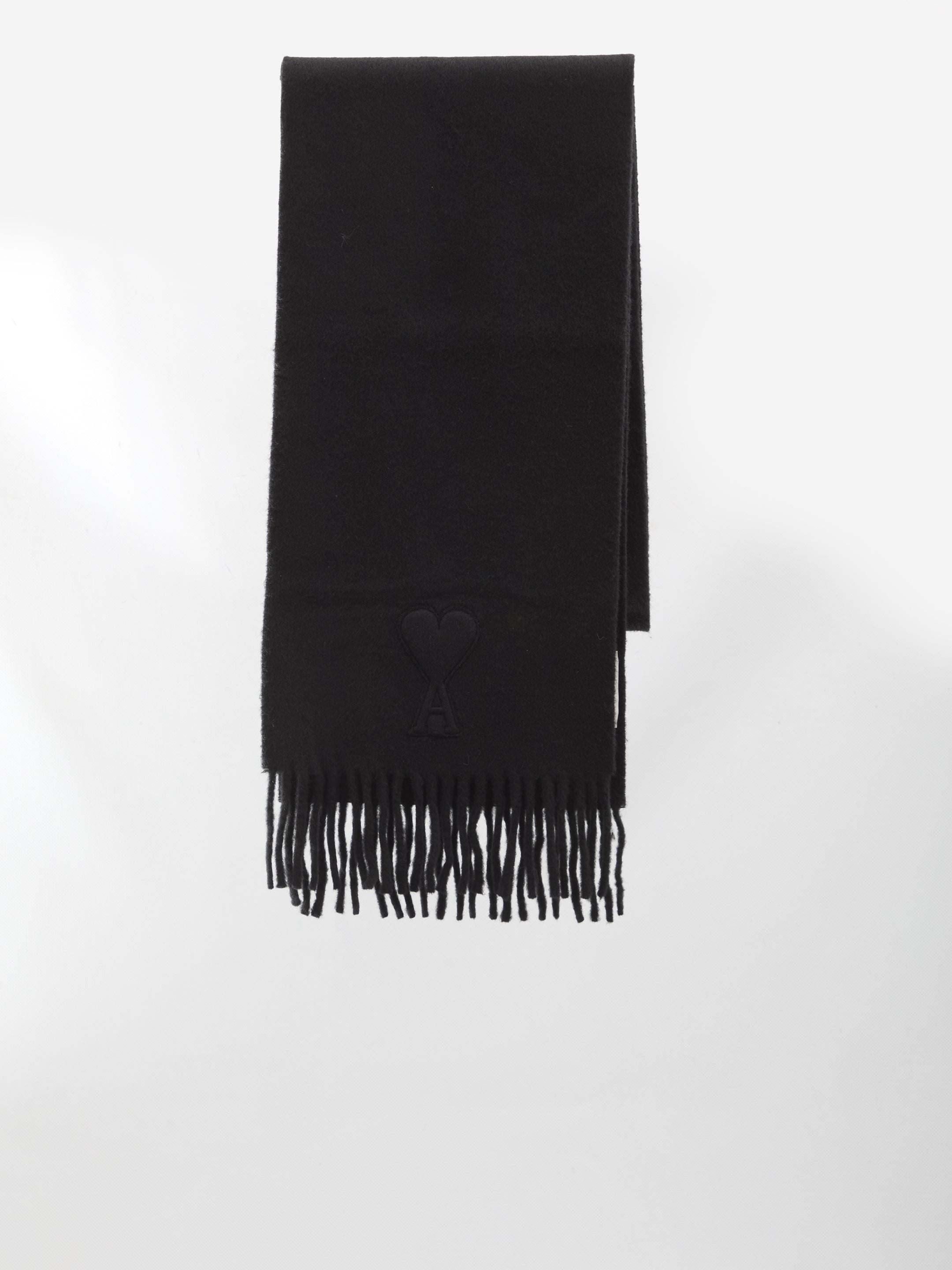 AMI PARIS Embossed Tone-on-Tone Scarf - 25 x 200 cm