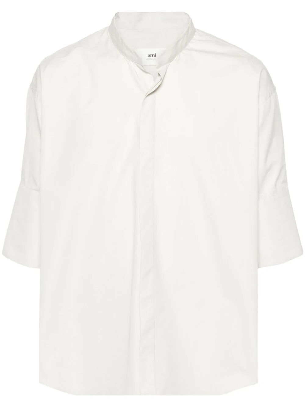 AMI PARIS Mandarin Collar Shirt for Women - SS24 Collection