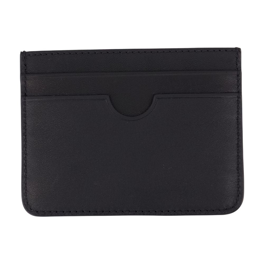AMI PARIS Unisex Mini Leather Card Case
