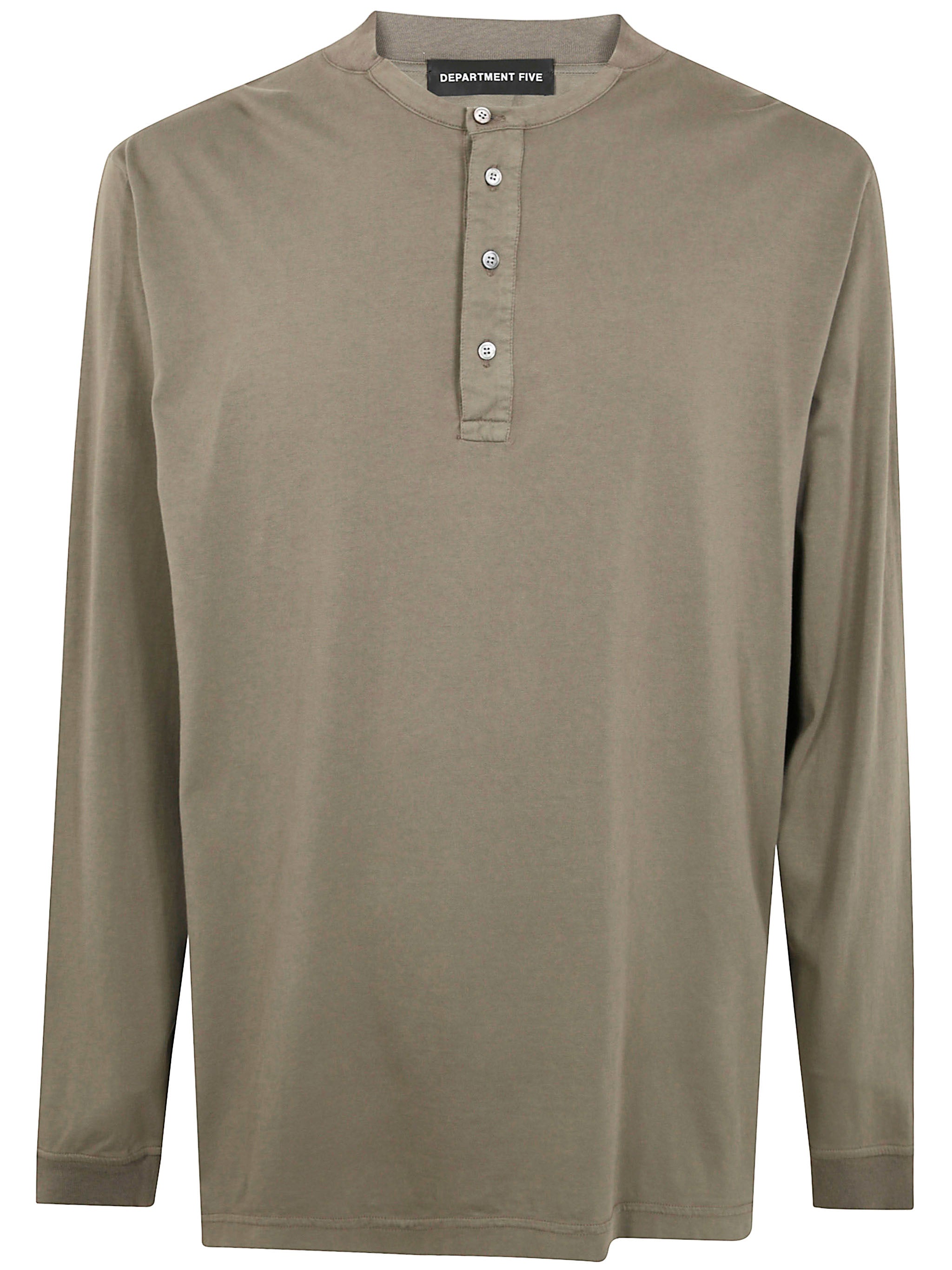 DEPARTMENT FIVE Casual Serafino Mini T-Shirt for Men