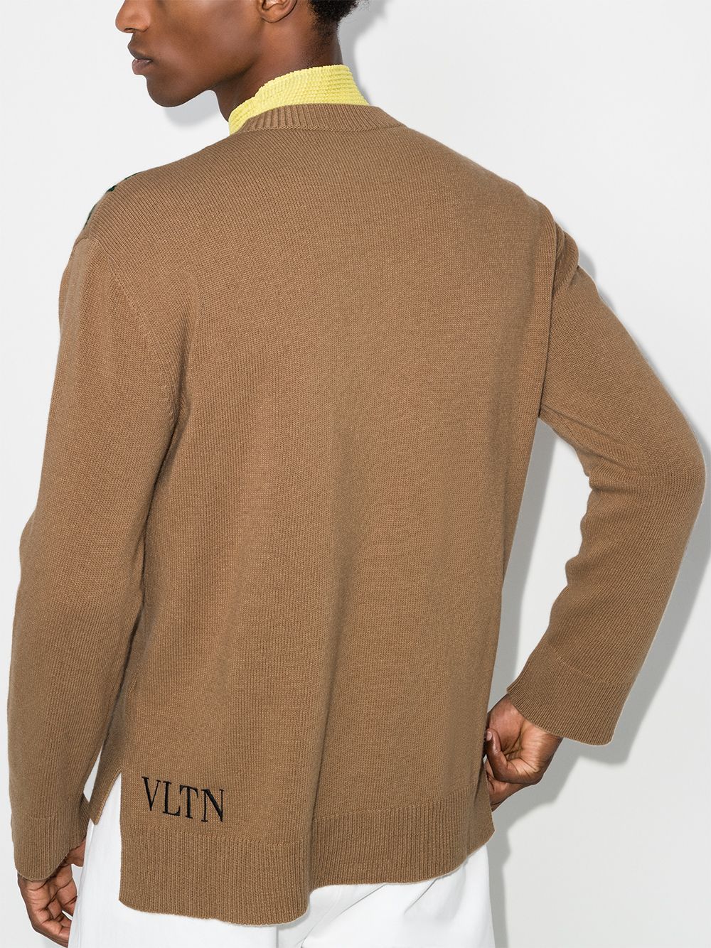 VALENTINO Floral Knit Pullover for Men