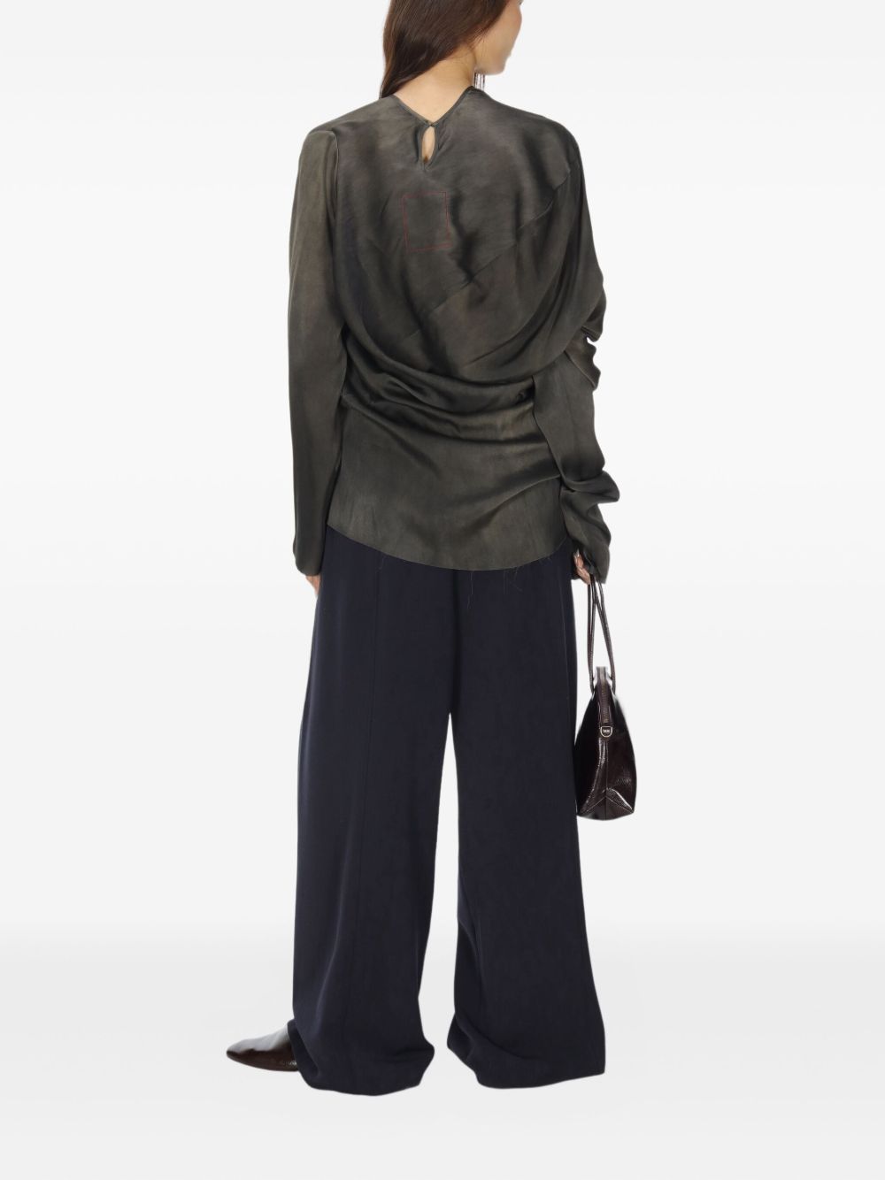 UMA WANG Silk Blend Top for Women - FW25