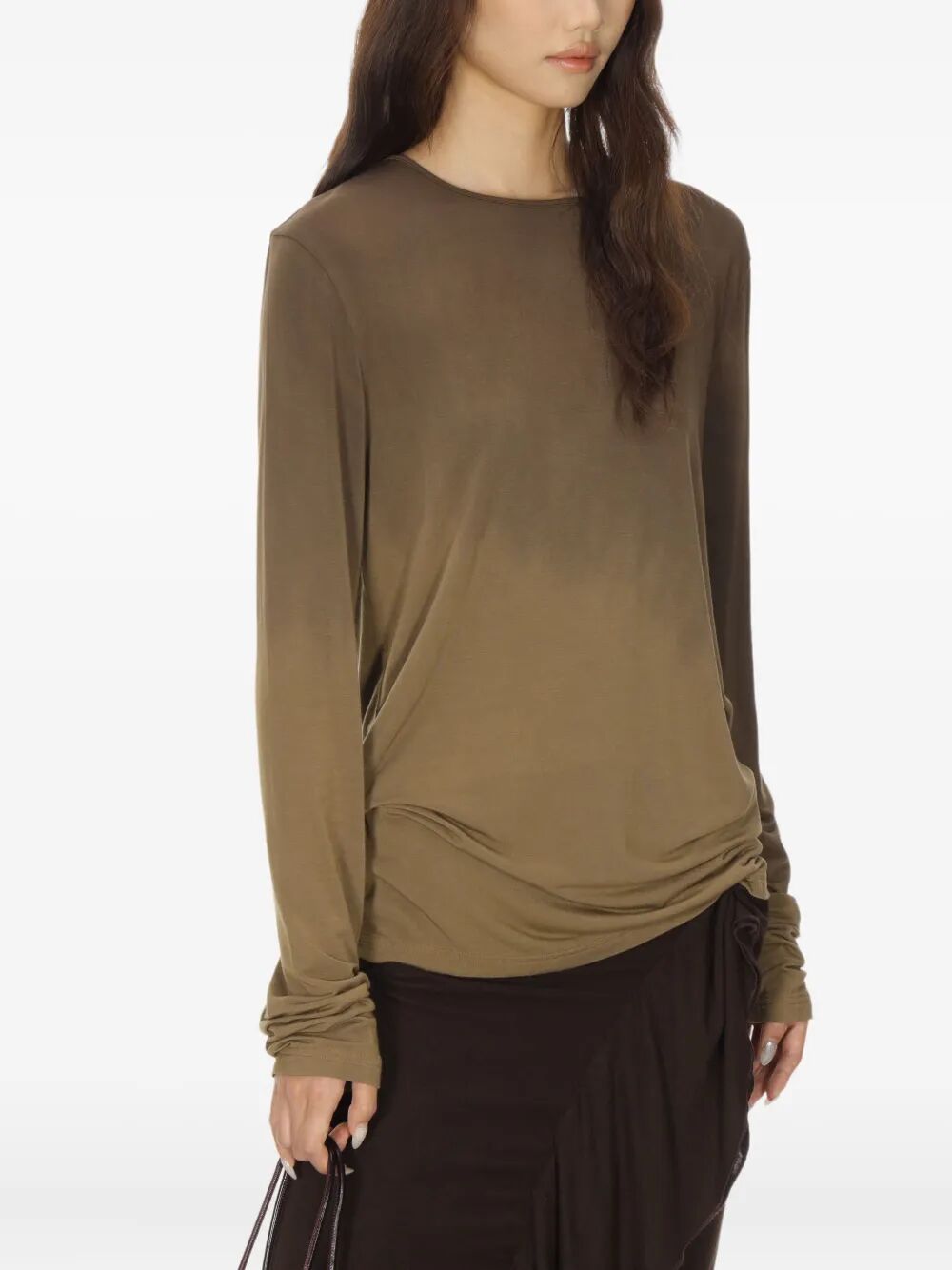UMA WANG Women's 'TI' Modal Blend Top