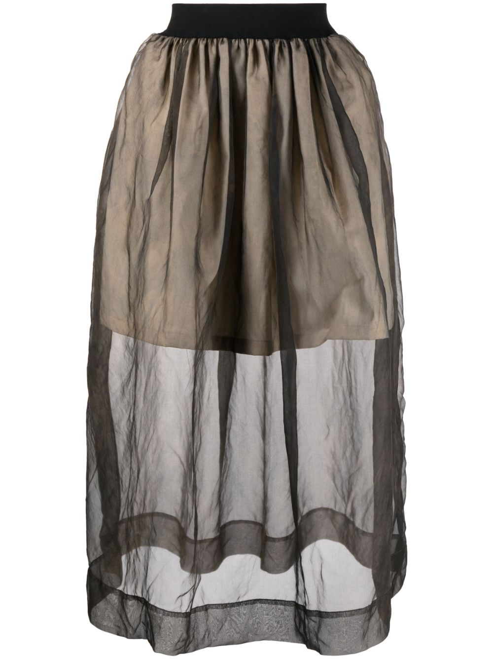 UMA WANG Elegant Silk Skirt