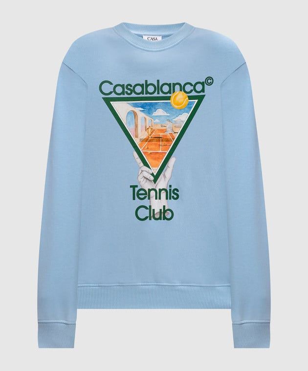 CASABLANCA Metaphysical Tennis Icon Printed Sweatshirt for Women - SS25