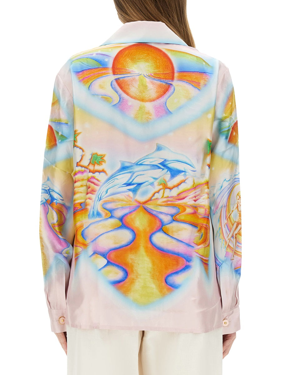 CASABLANCA Silk Multicolour Shirt for Women