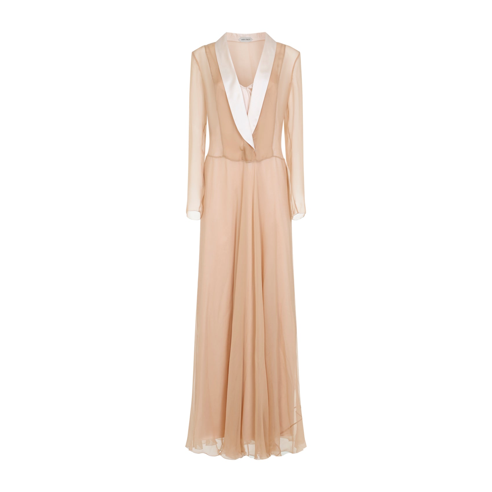 ALBERTA FERRETI Chiffon Long Dress for Women - Fall/Winter 2025