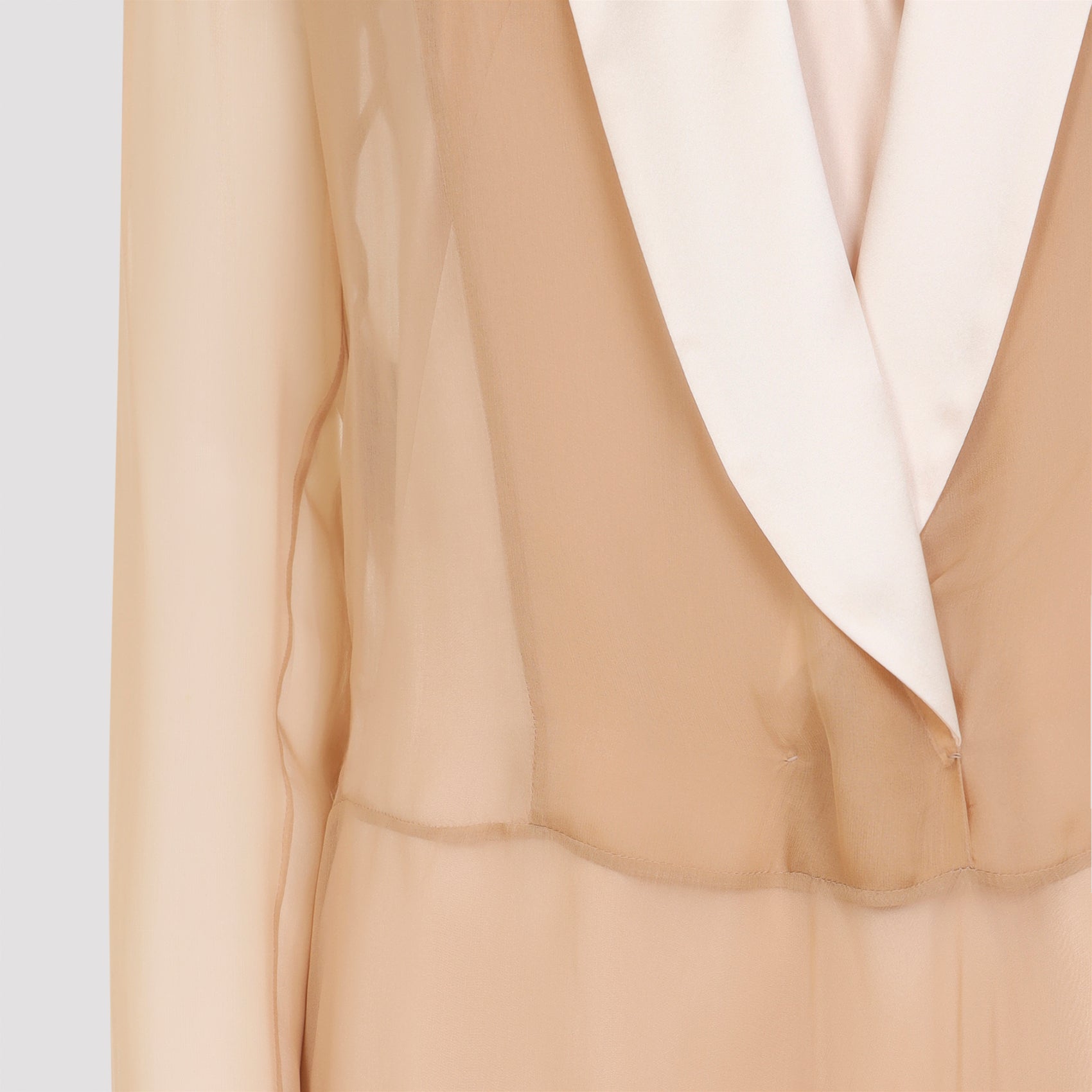 ALBERTA FERRETI Chiffon Long Dress for Women - Fall/Winter 2025