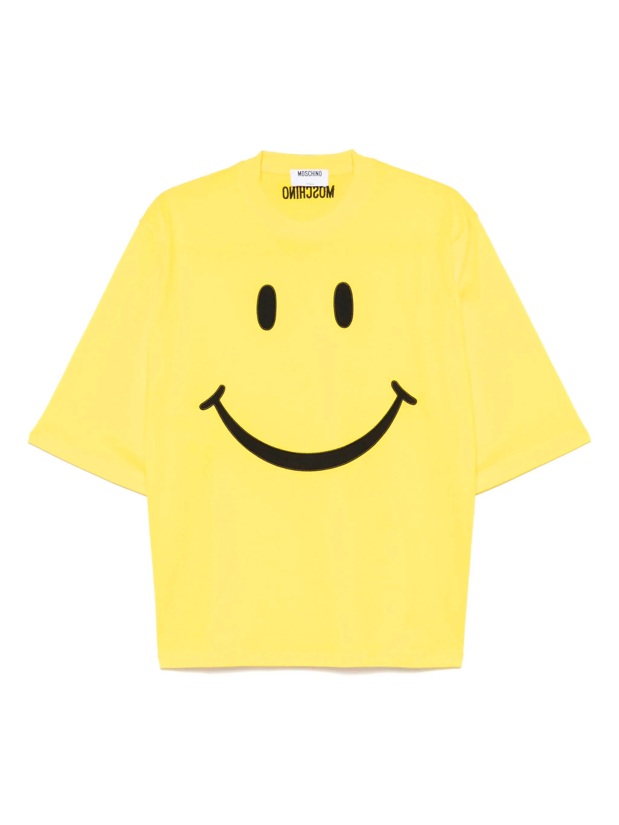 MOSCHINO COUTURE Embroidered Smiley® T-Shirt - Women's Size S