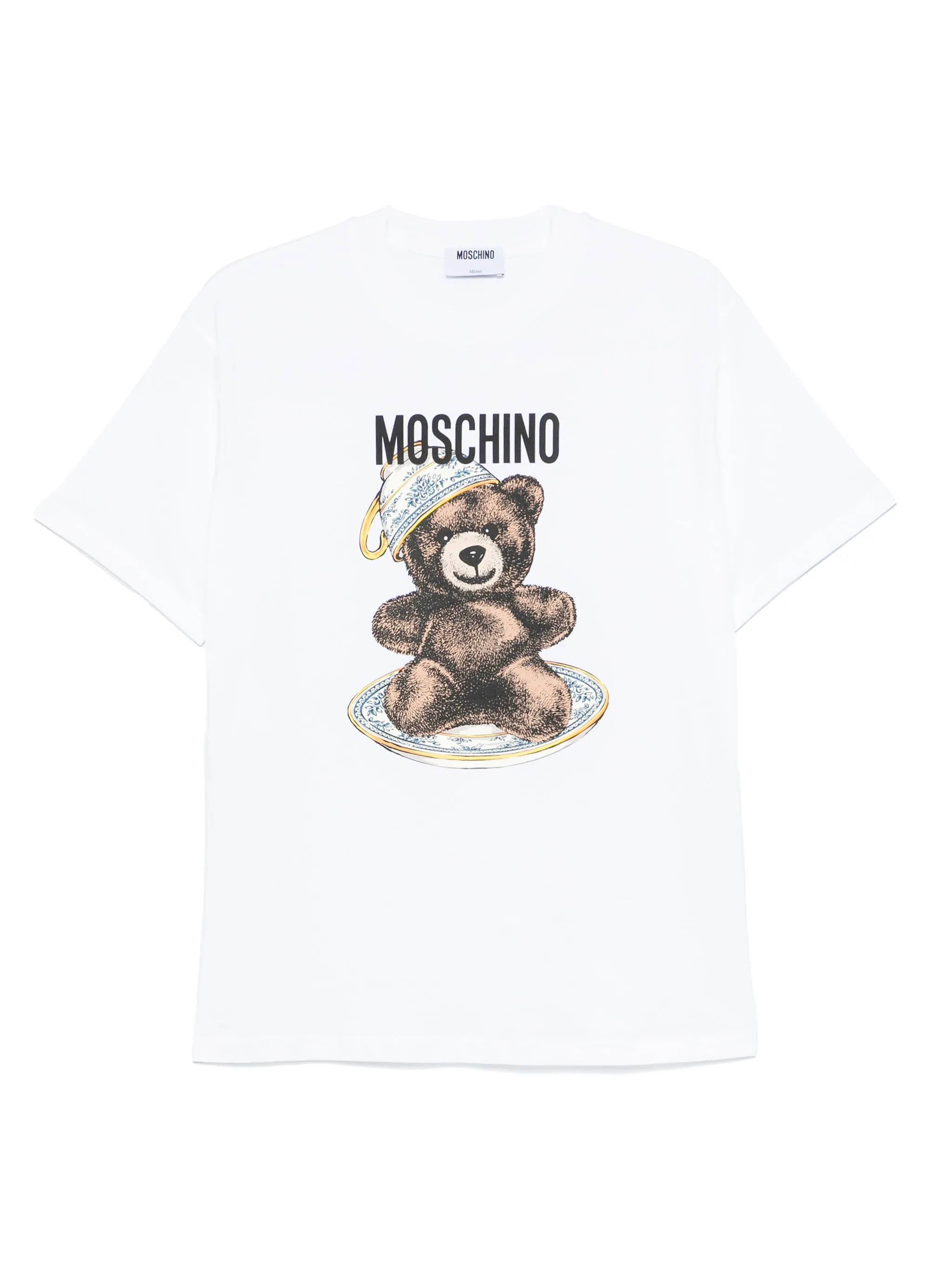 MOSCHINO COUTURE Teddy Bear Logo Crewneck T-Shirt - Women's Small