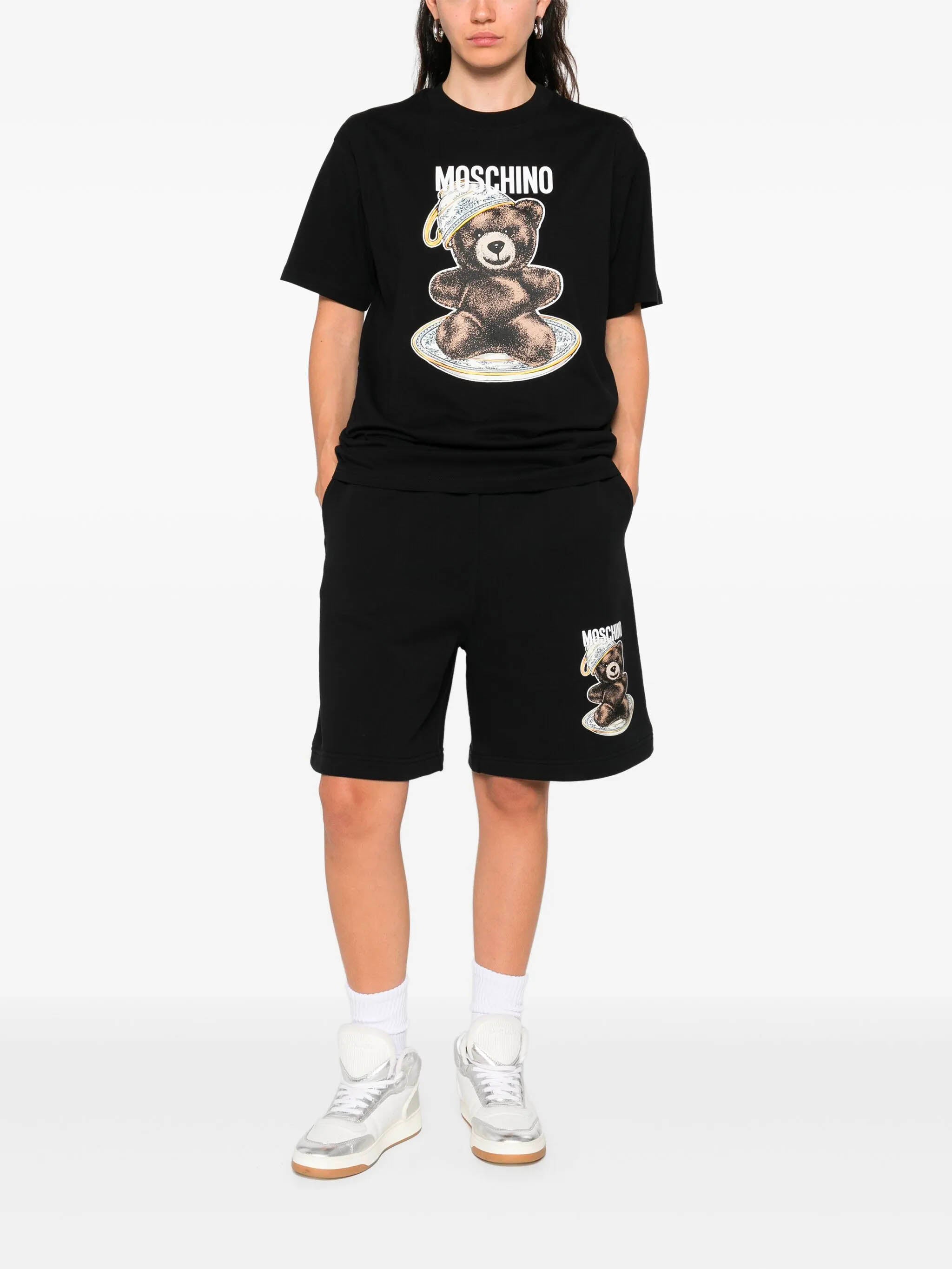 MOSCHINO COUTURE Teddy Bear Graphic T-Shirt - Size S