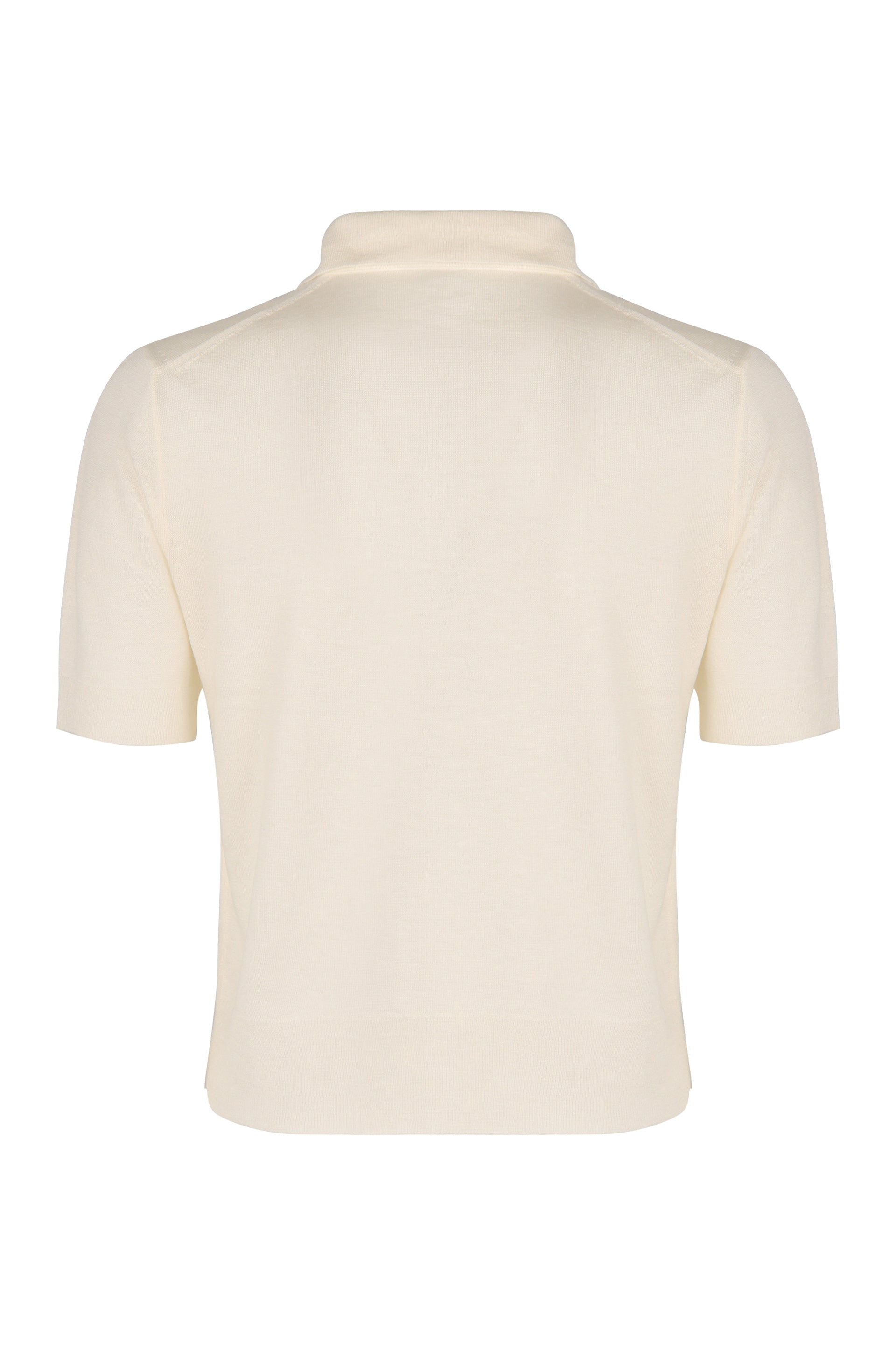 VINCE Wool Blend Sweater with Shirt Collar for Women