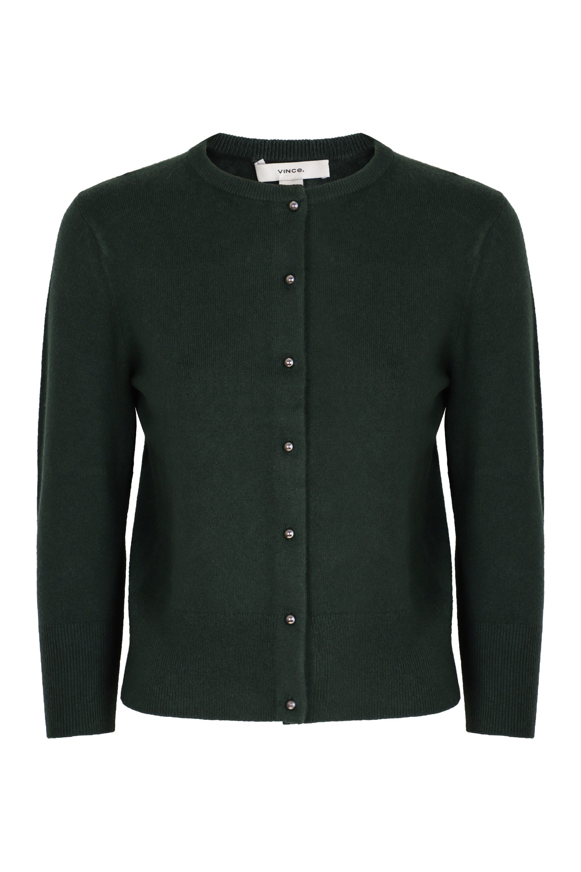 VINCE Classic Mixed Wool Cardigan