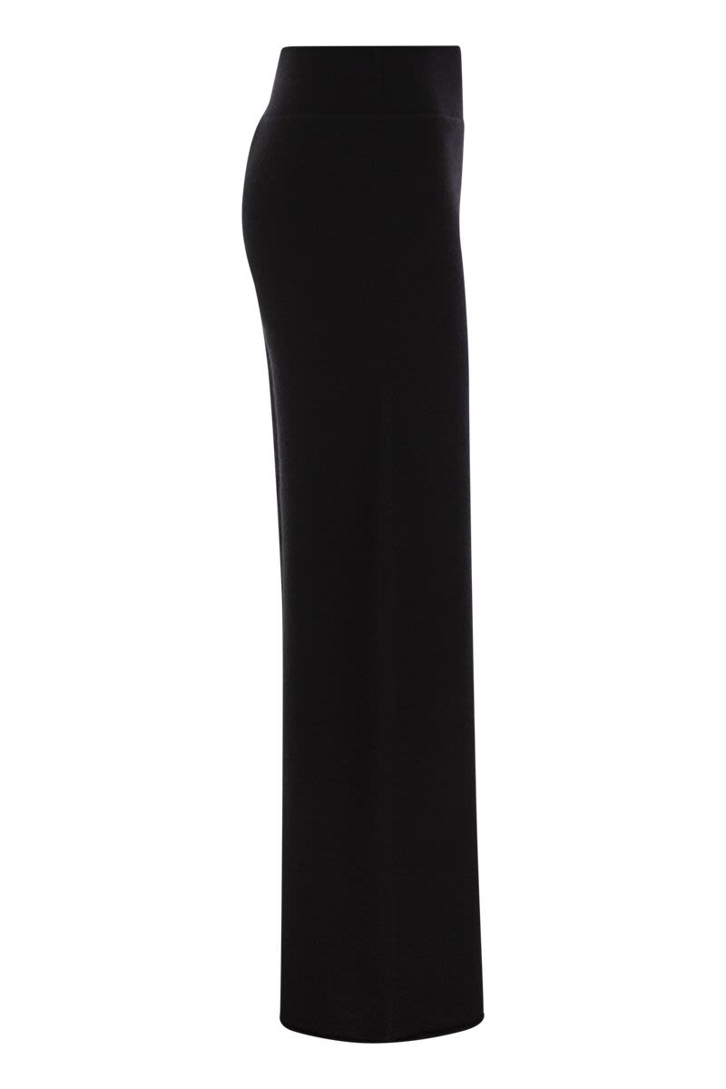 VANISÉ Wide-Leg Cashmere Trousers