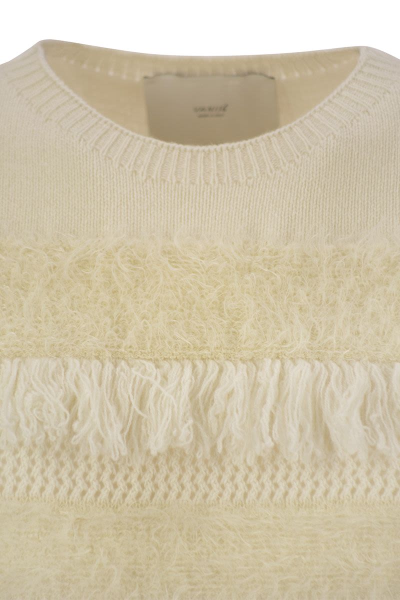 VANISÉ Sleeveless Wool and Cashmere Blend Jumper