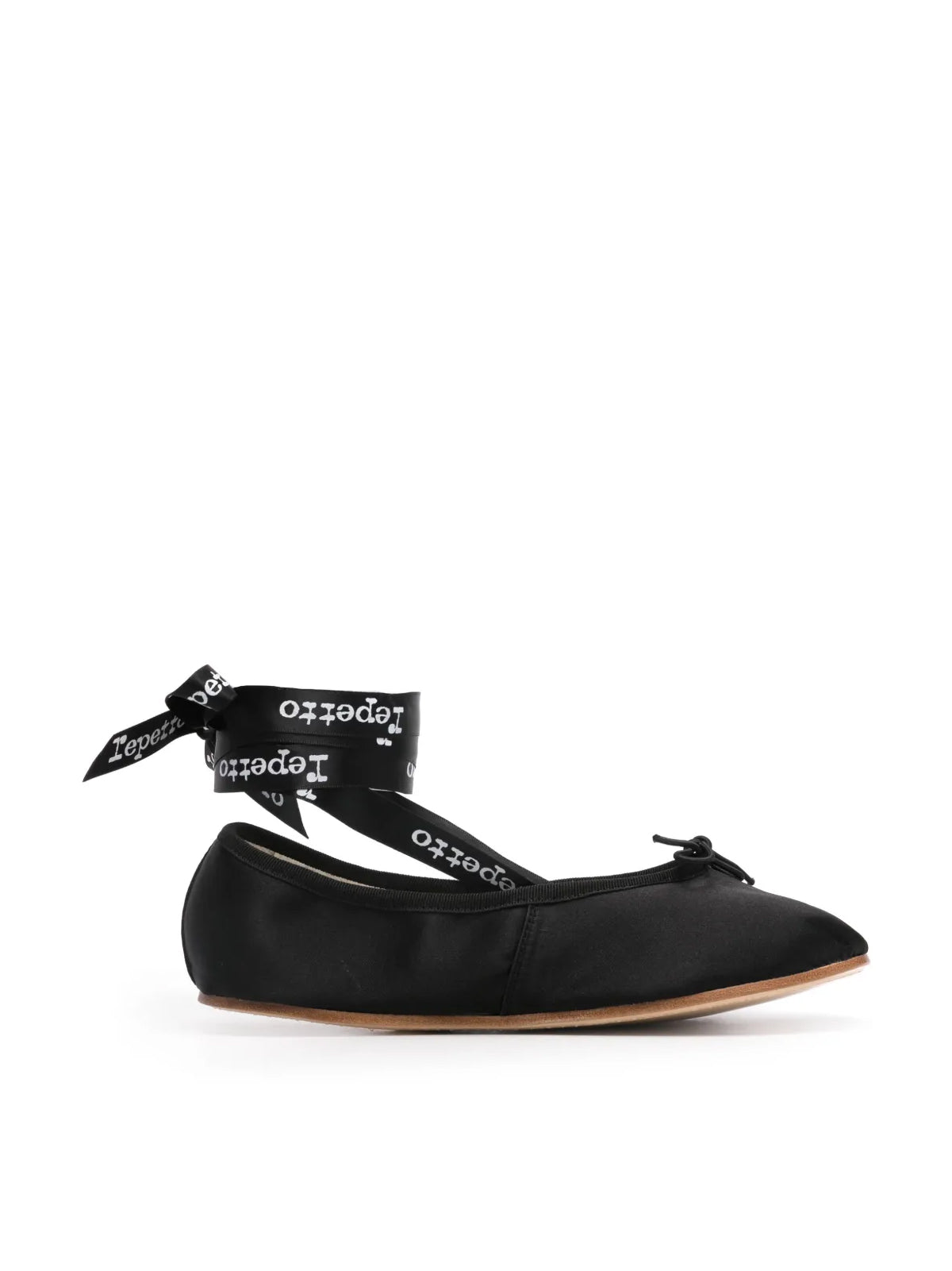 REPETTO Sophisticated Logo Ribbon Ballerina Flats - Women's Size
