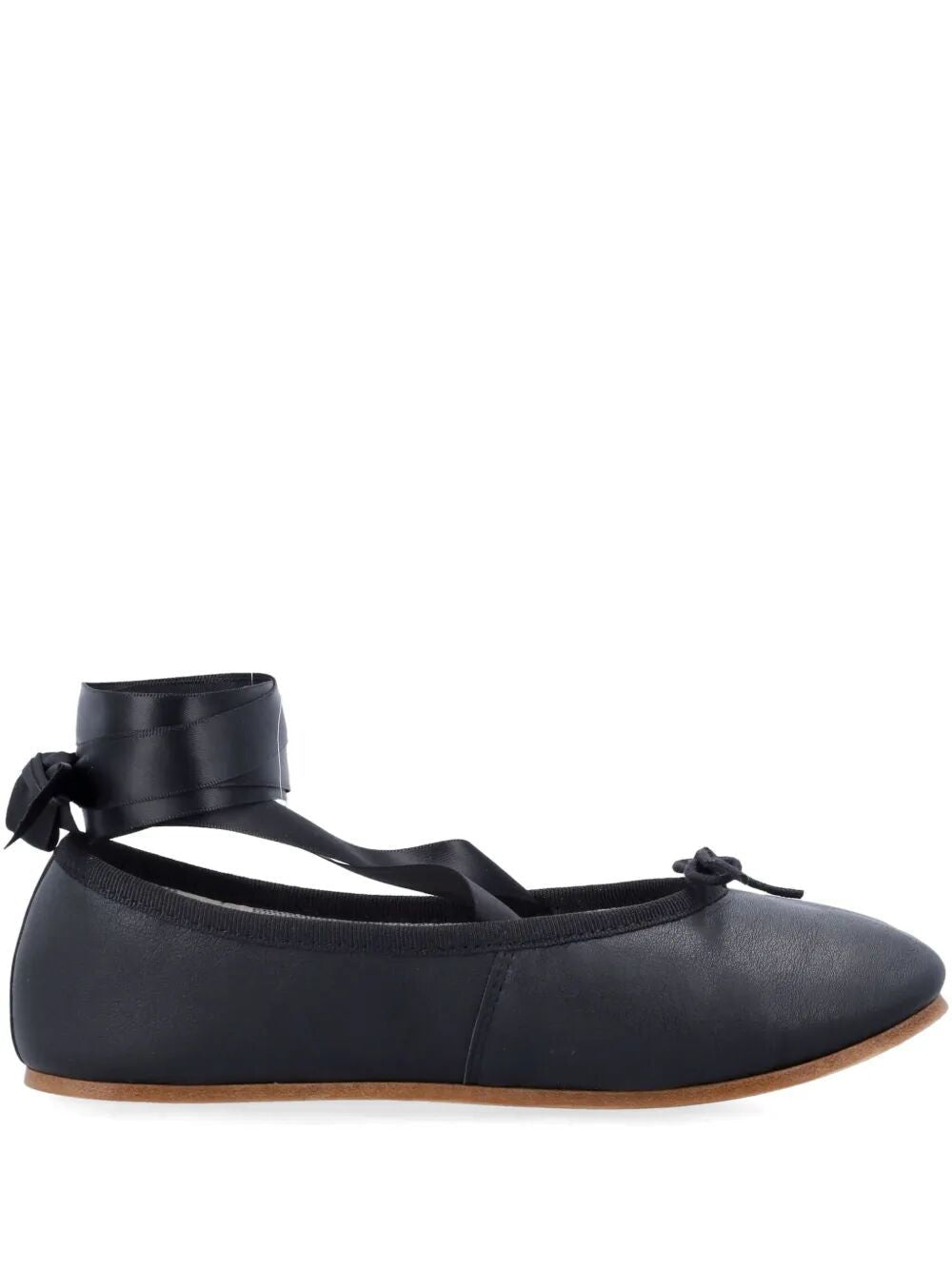 REPETTO Sophisticated Mini Ballet Flats with Satin Ribbons