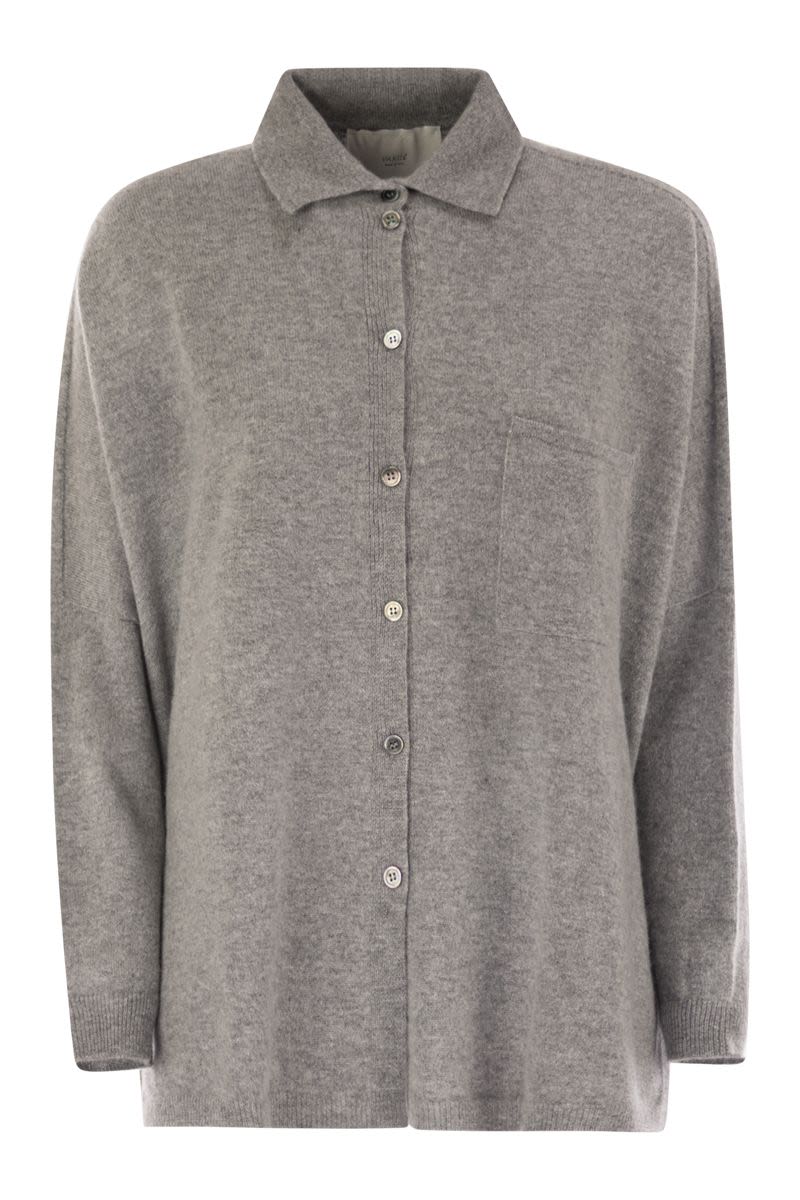 VANISÉ Shirt-Style Cashmere Knitwear
