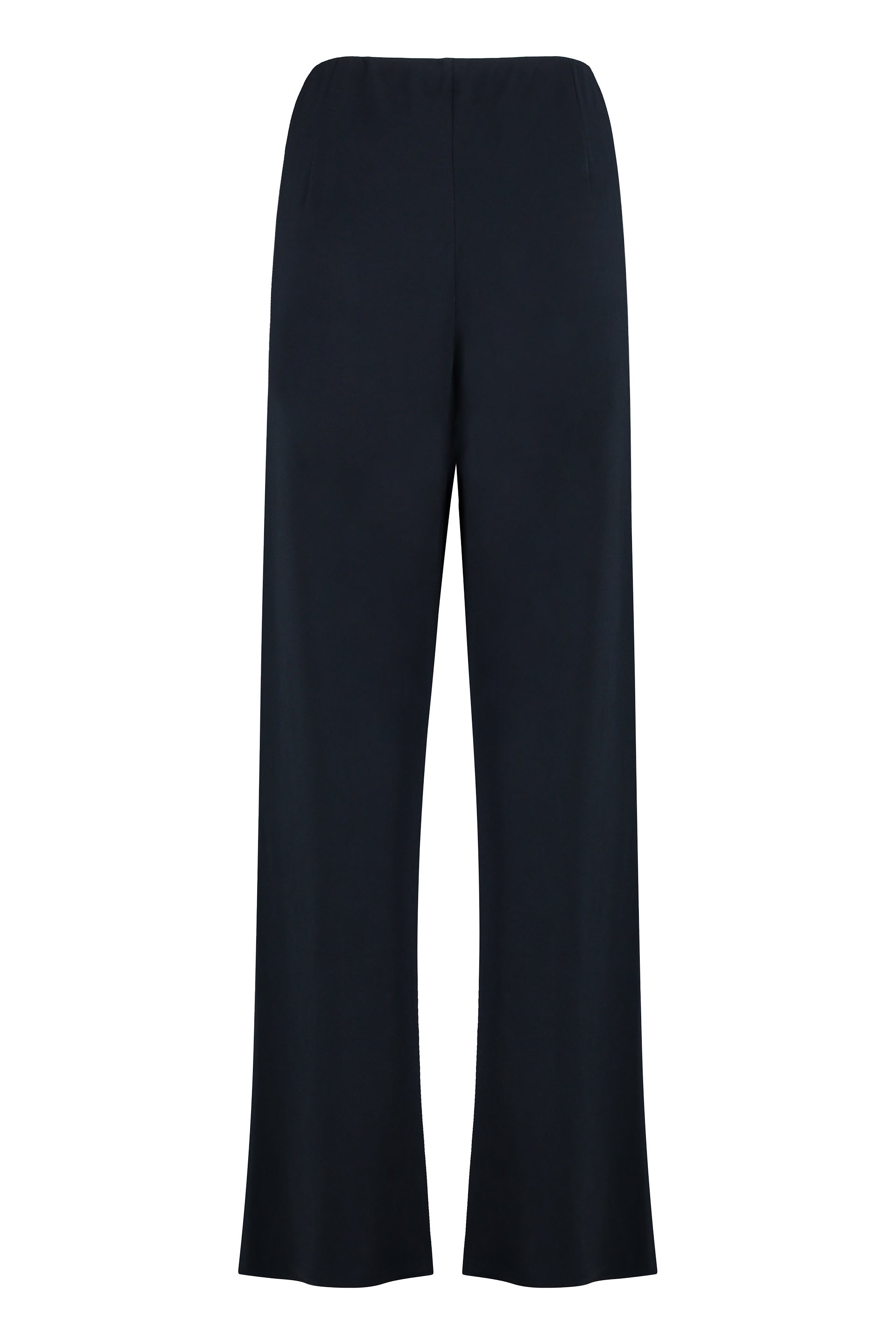 VINCE High-Waist Creased Pleated Trousers