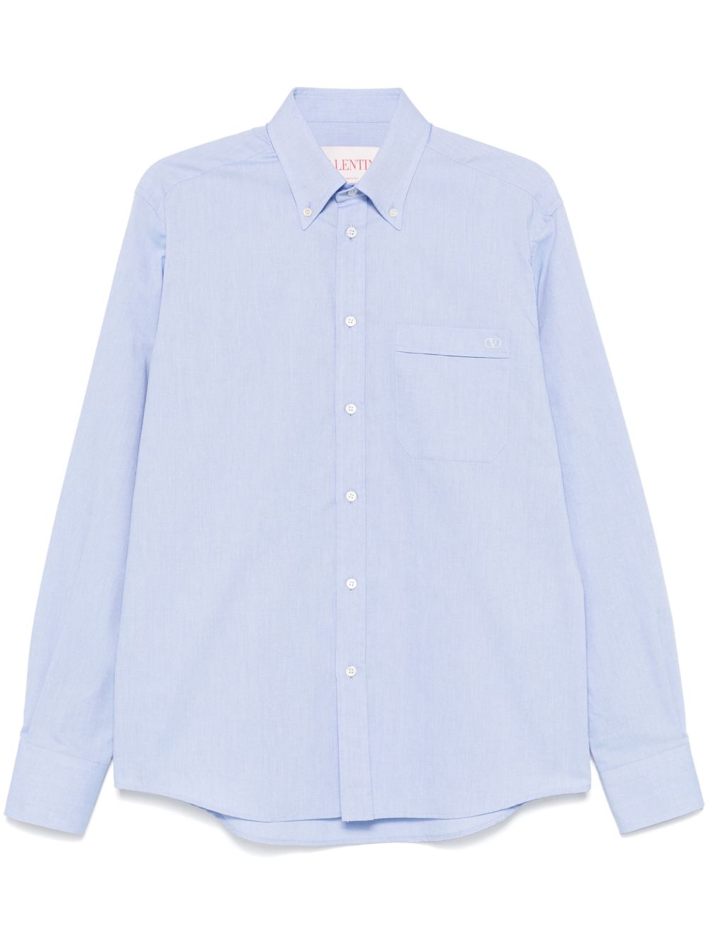 VALENTINO Signature Cotton Button-Down Shirt for Men