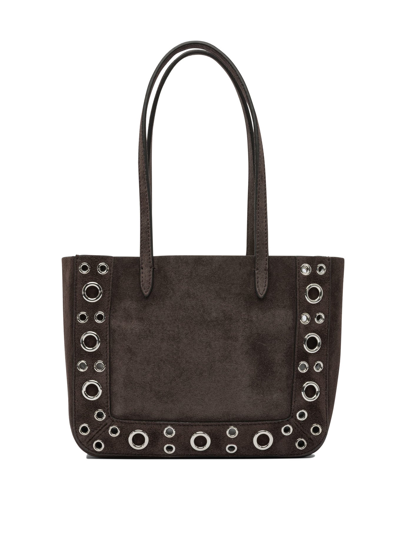 VALENTINO GARAVANI Mini Suede Shoulder Handbag with Decorative Rivets