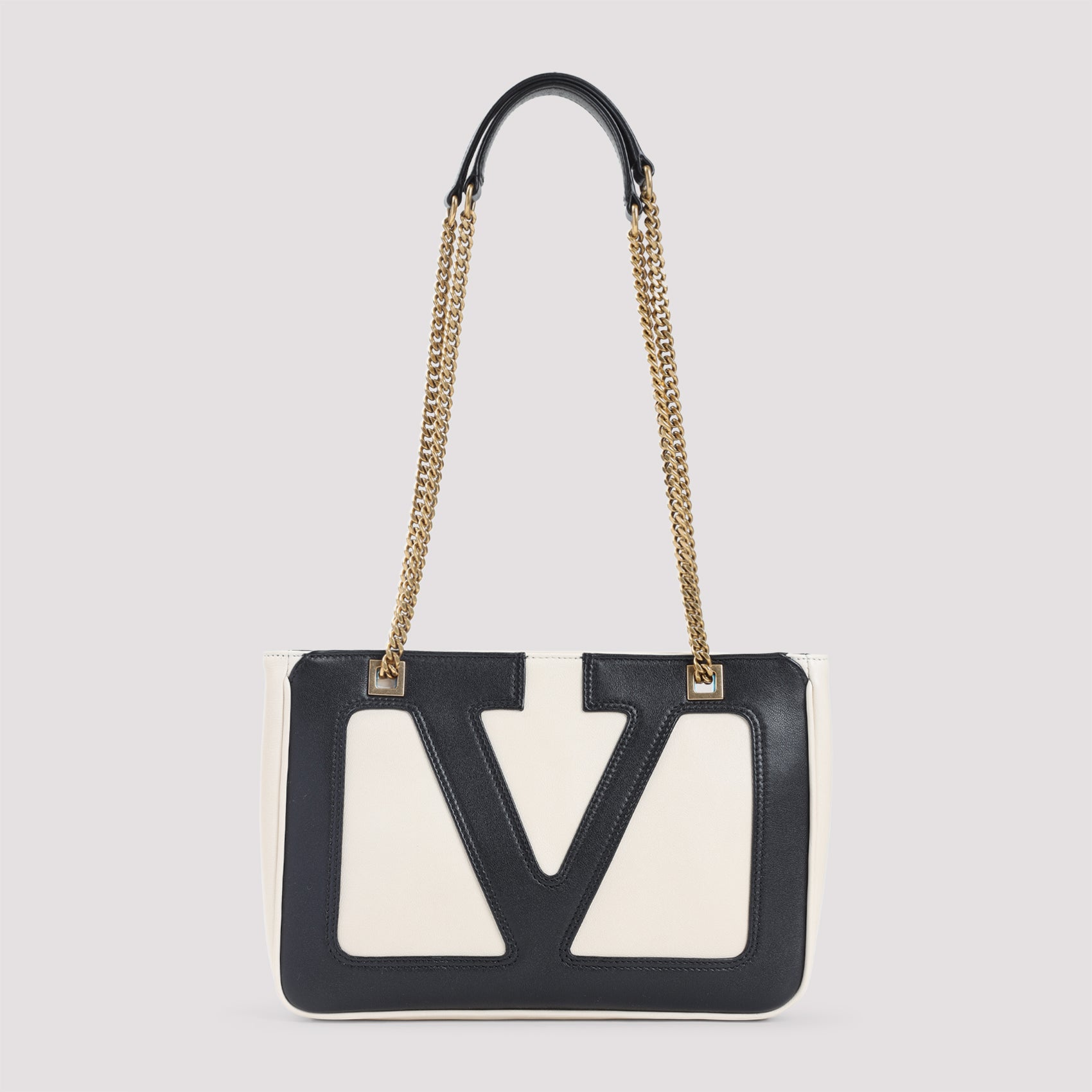 VALENTINO GARAVANI Chic Mini Tote Handbag with Gold-Tone Accents