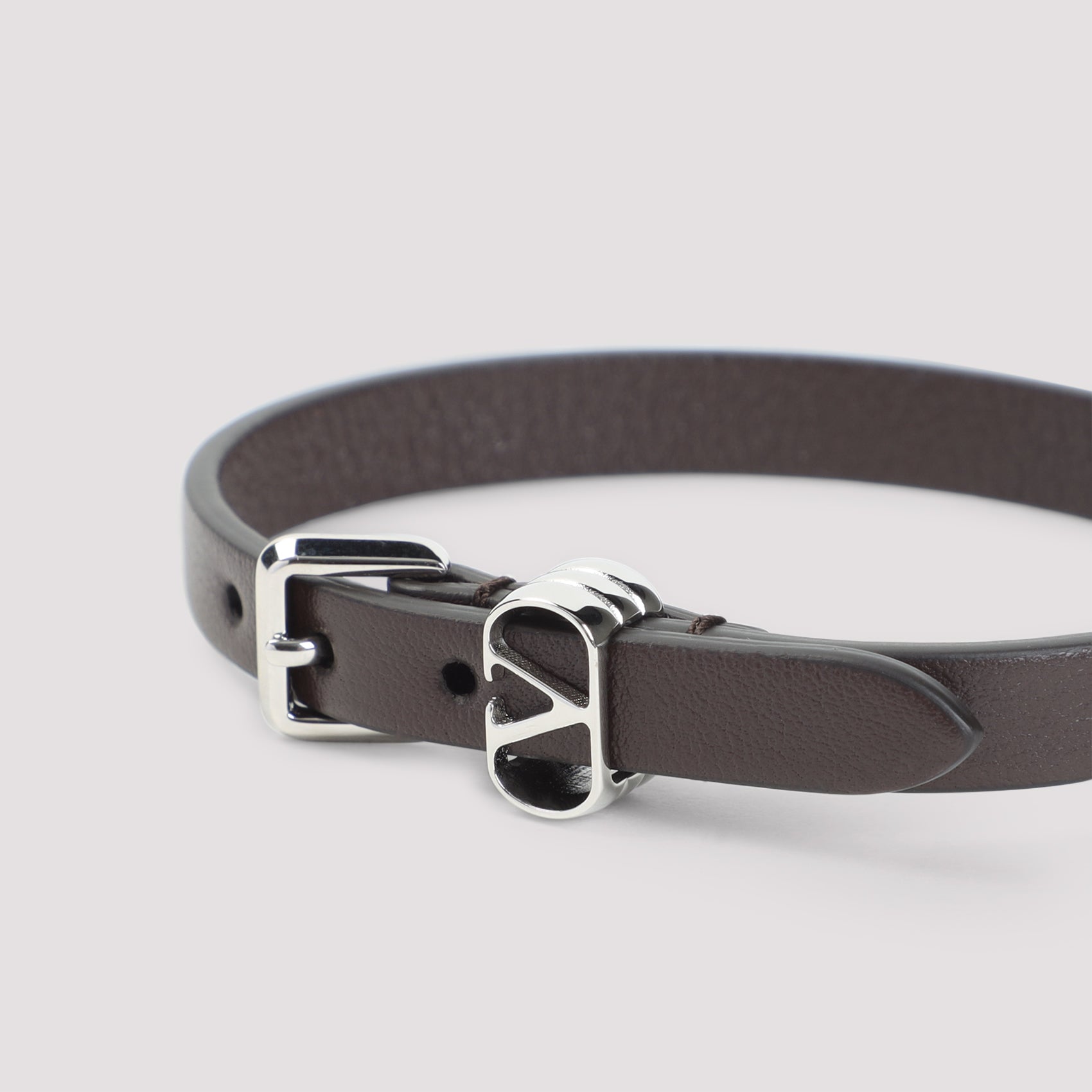 VALENTINO GARAVANI Leather Bracelet for Men - FW25 Collection