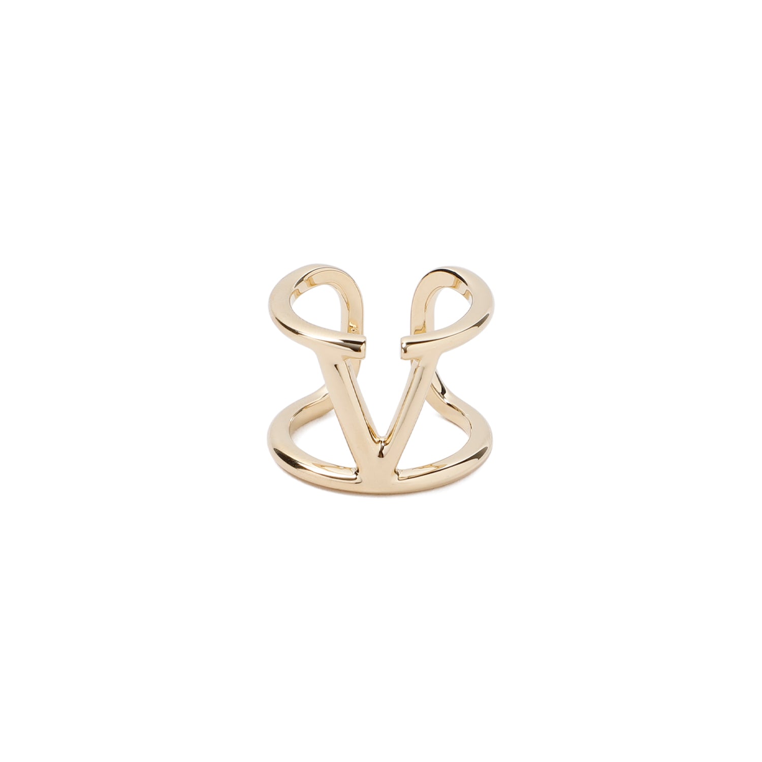VALENTINO GARAVANI Striking V Logo Ring