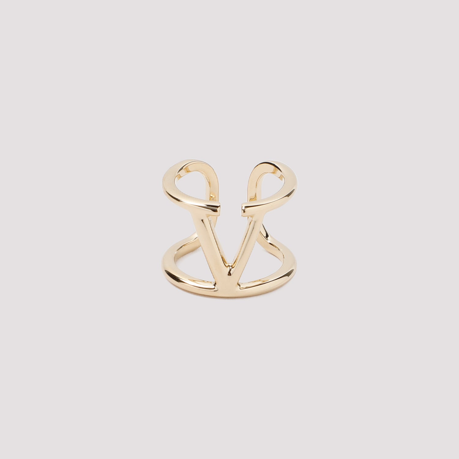 VALENTINO GARAVANI Striking V Logo Ring