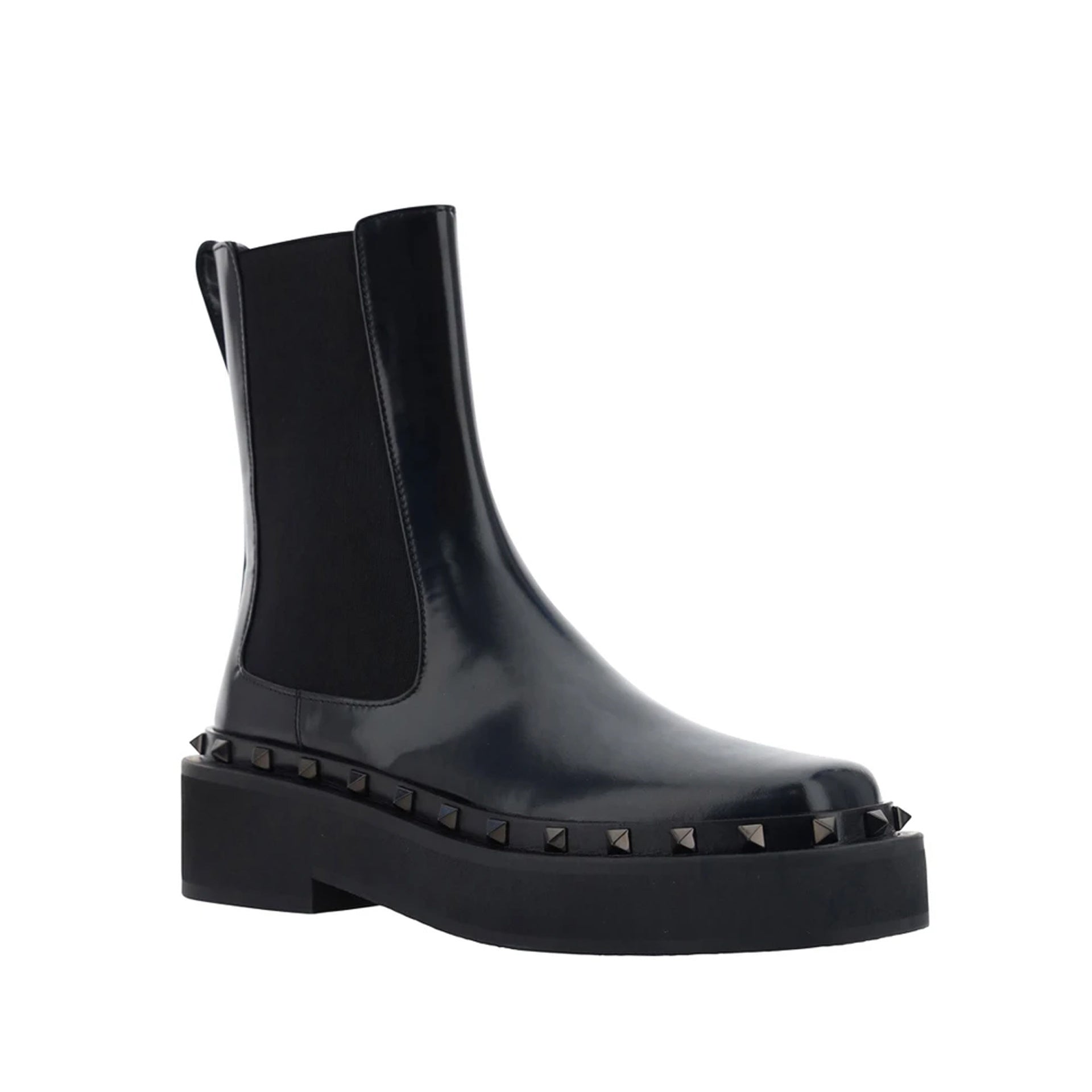 VALENTINO GARAVANI Chic Rockstud Mini Ankle Boots