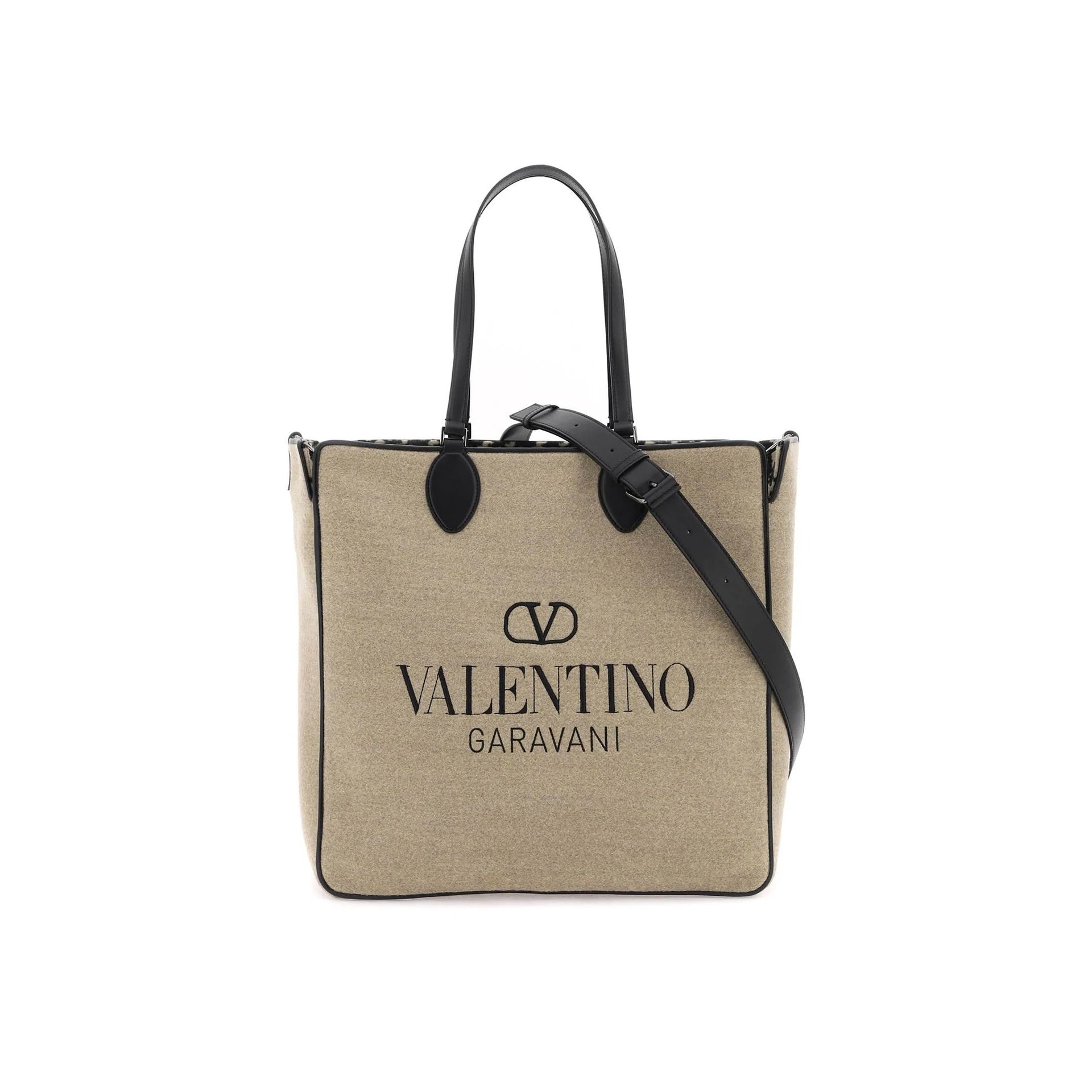 VALENTINO GARAVANI Toile Iconographe Reversible Tote Handbag