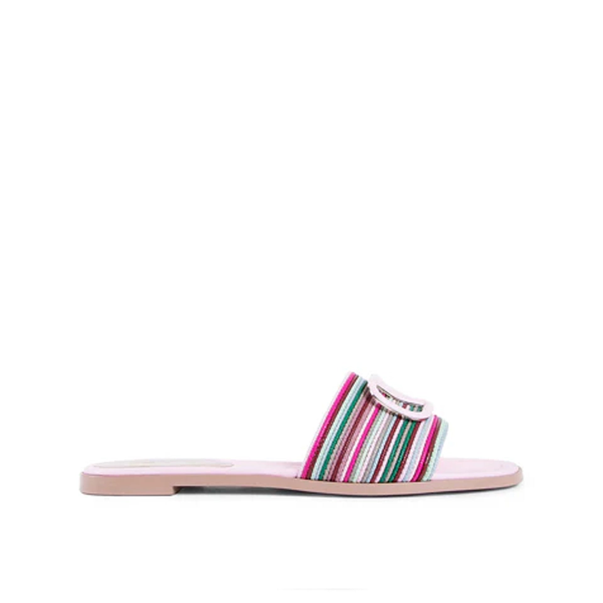 VALENTINO GARAVANI Signature V Logo Slide Sandals for Women