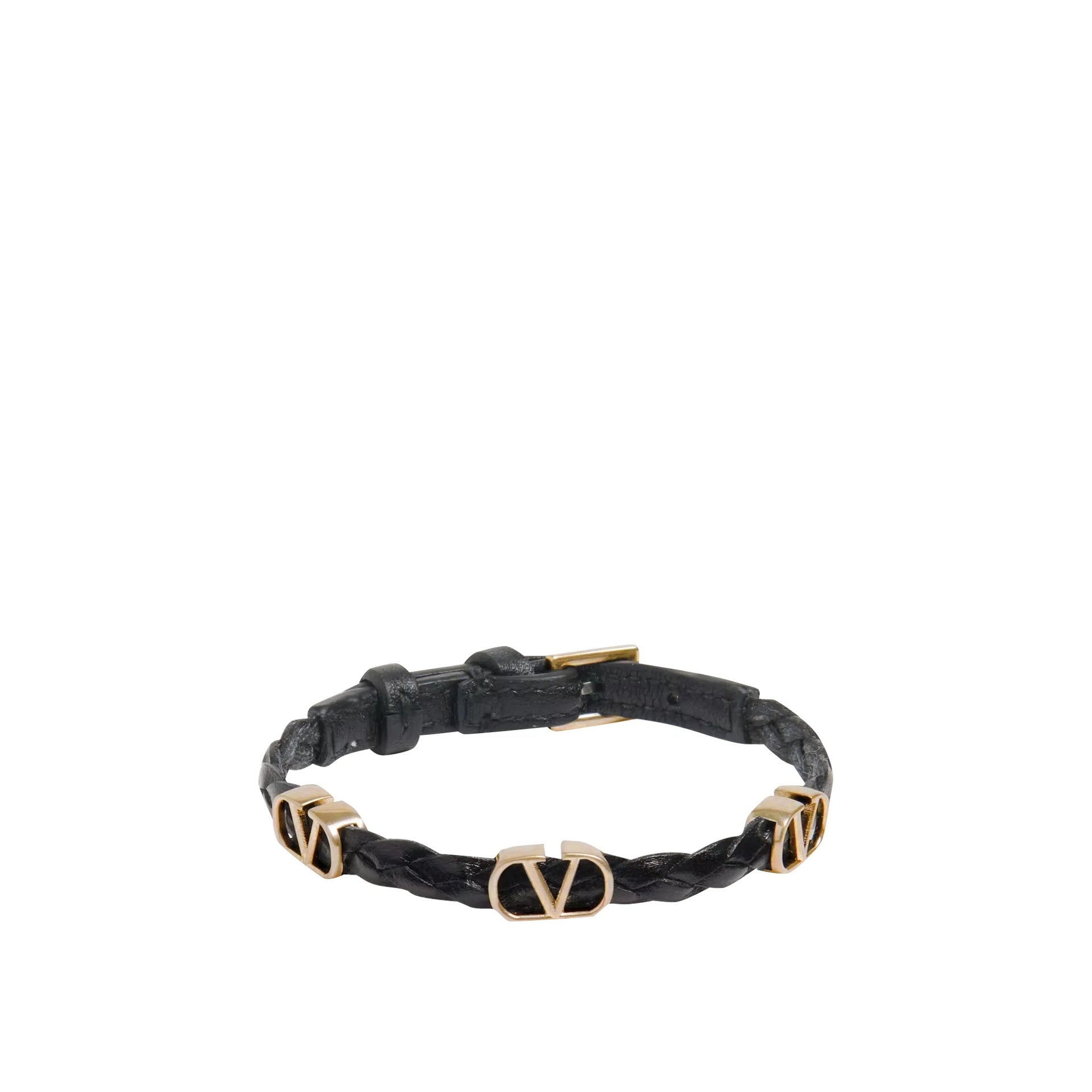 VALENTINO GARAVANI Vlogo Signature Leather Bracelet