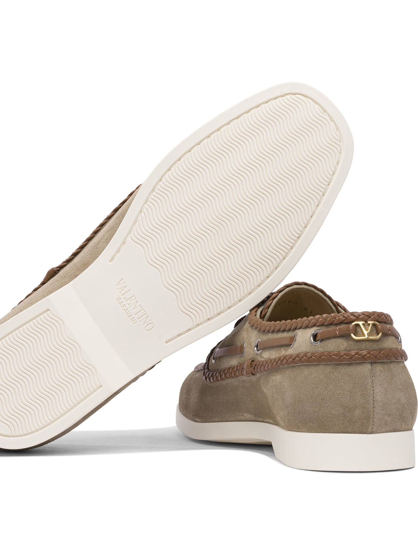 VALENTINO GARAVANI Palm Avenue Boat Shoes - Stylish Elegance for Men