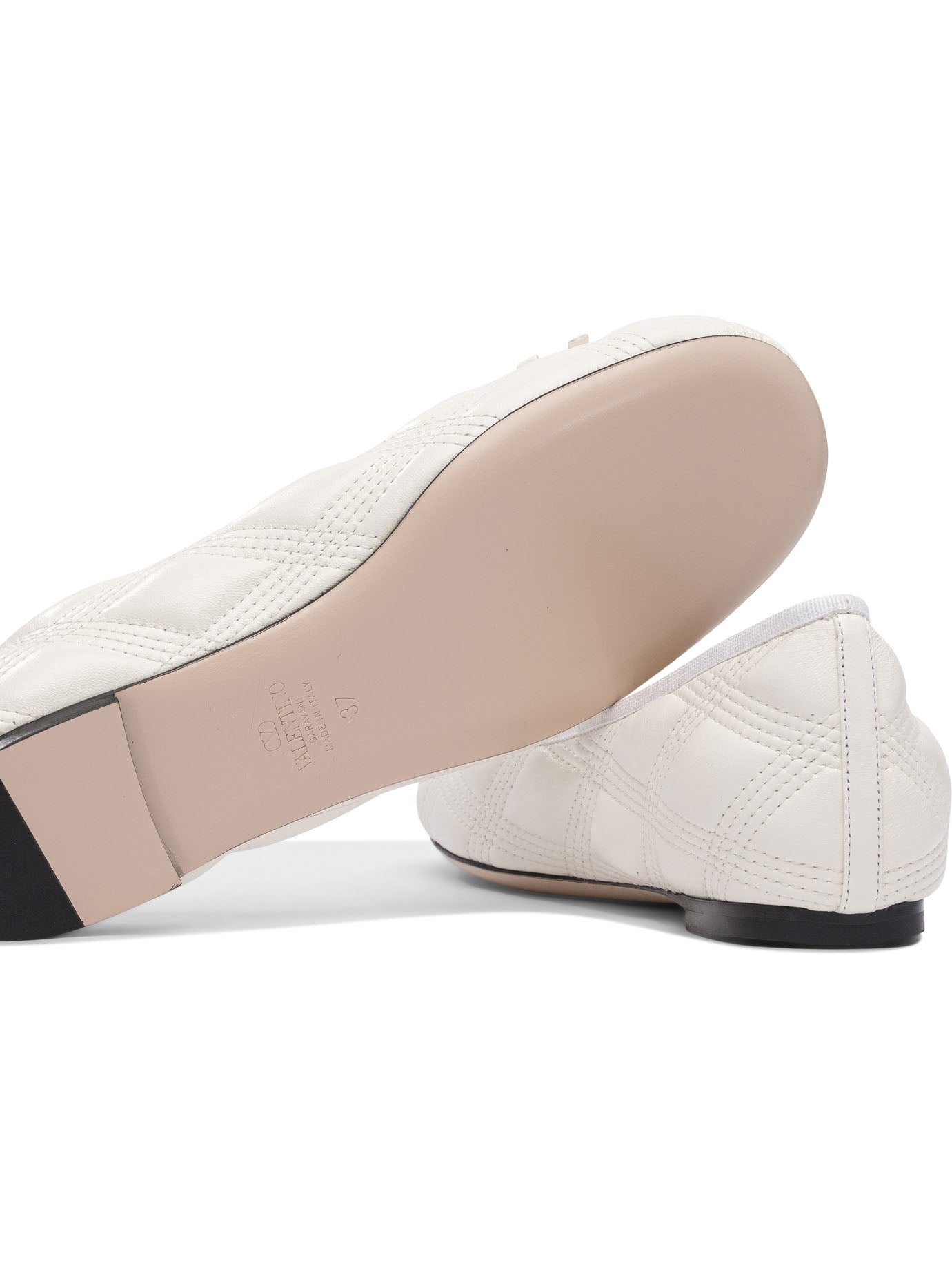 VALENTINO GARAVANI Quilted Ballet Flats - Timeless Elegance