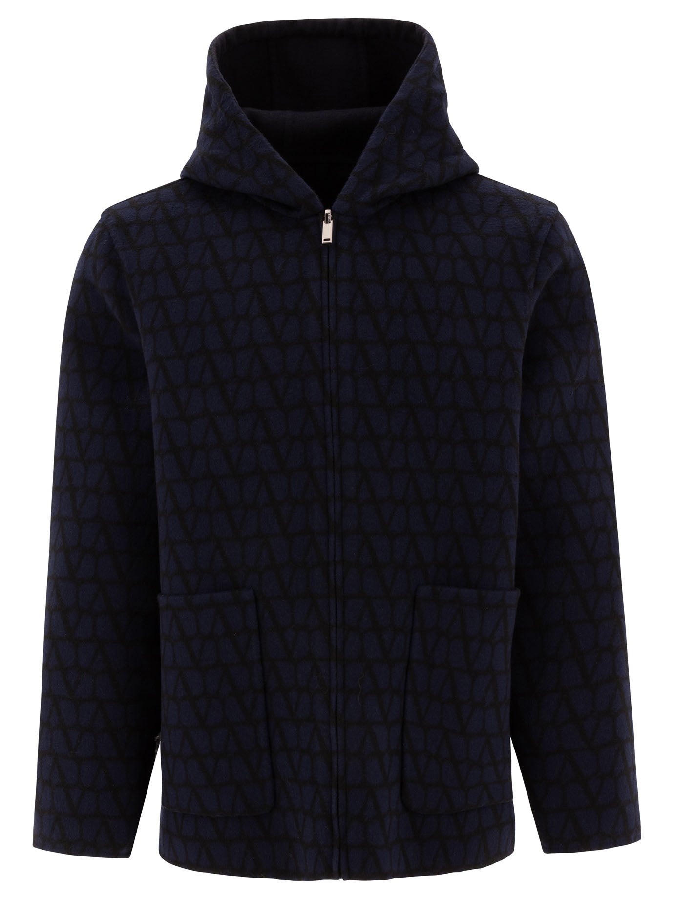 VALENTINO Reversible Hoodie-Style Jacket