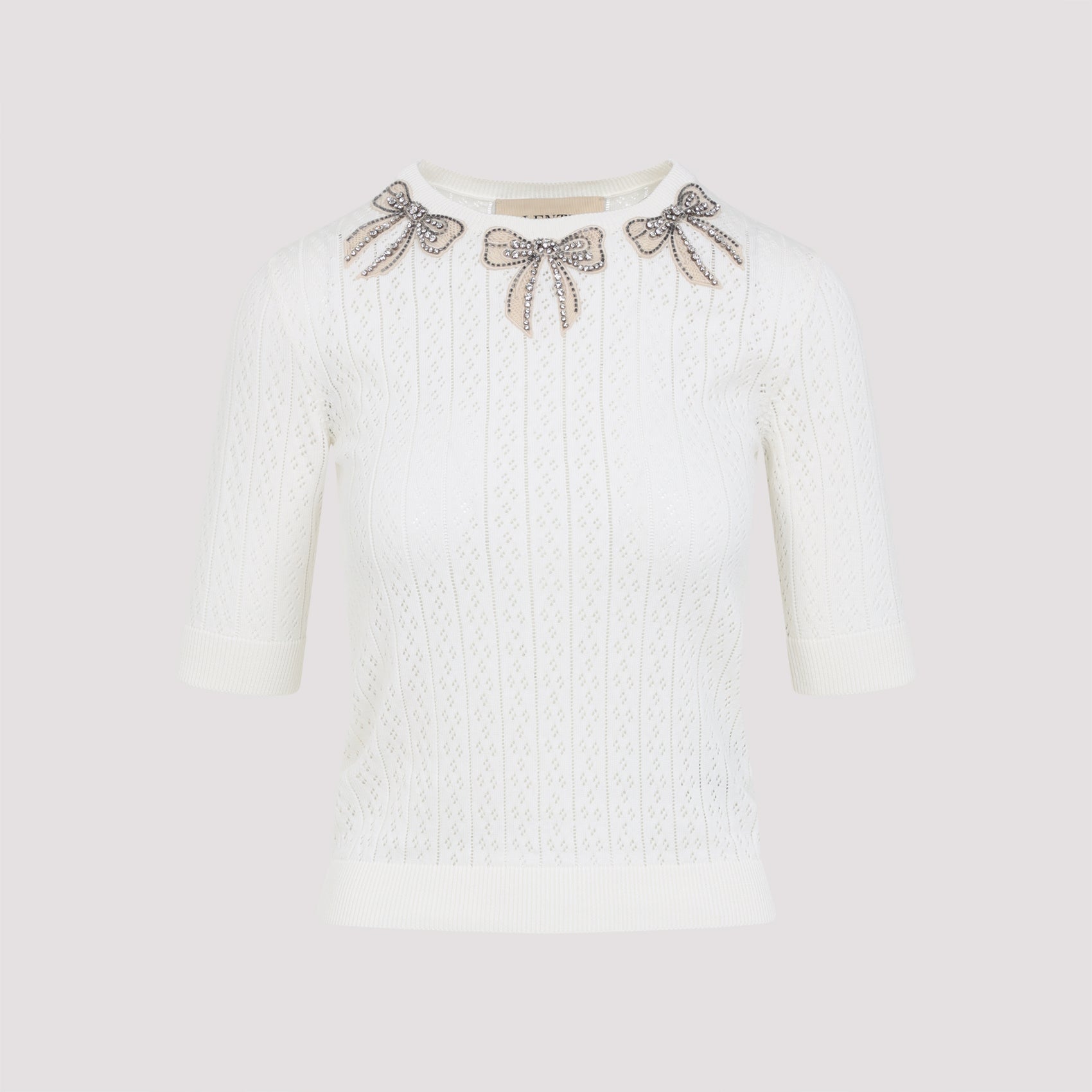 VALENTINO Womens Cotton Sweater - Perfect for Layering