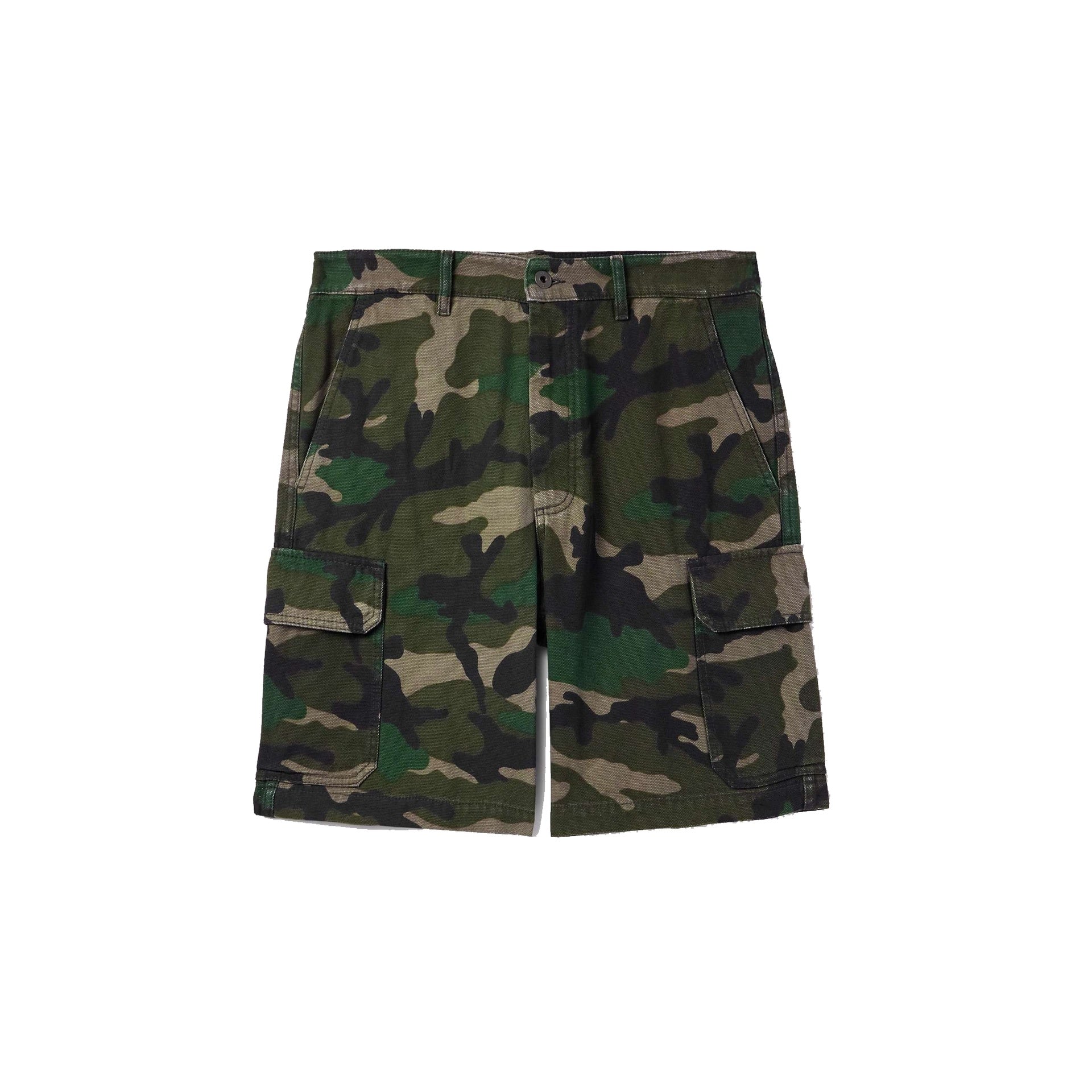 VALENTINO Camouflage Cargo Shorts for Men