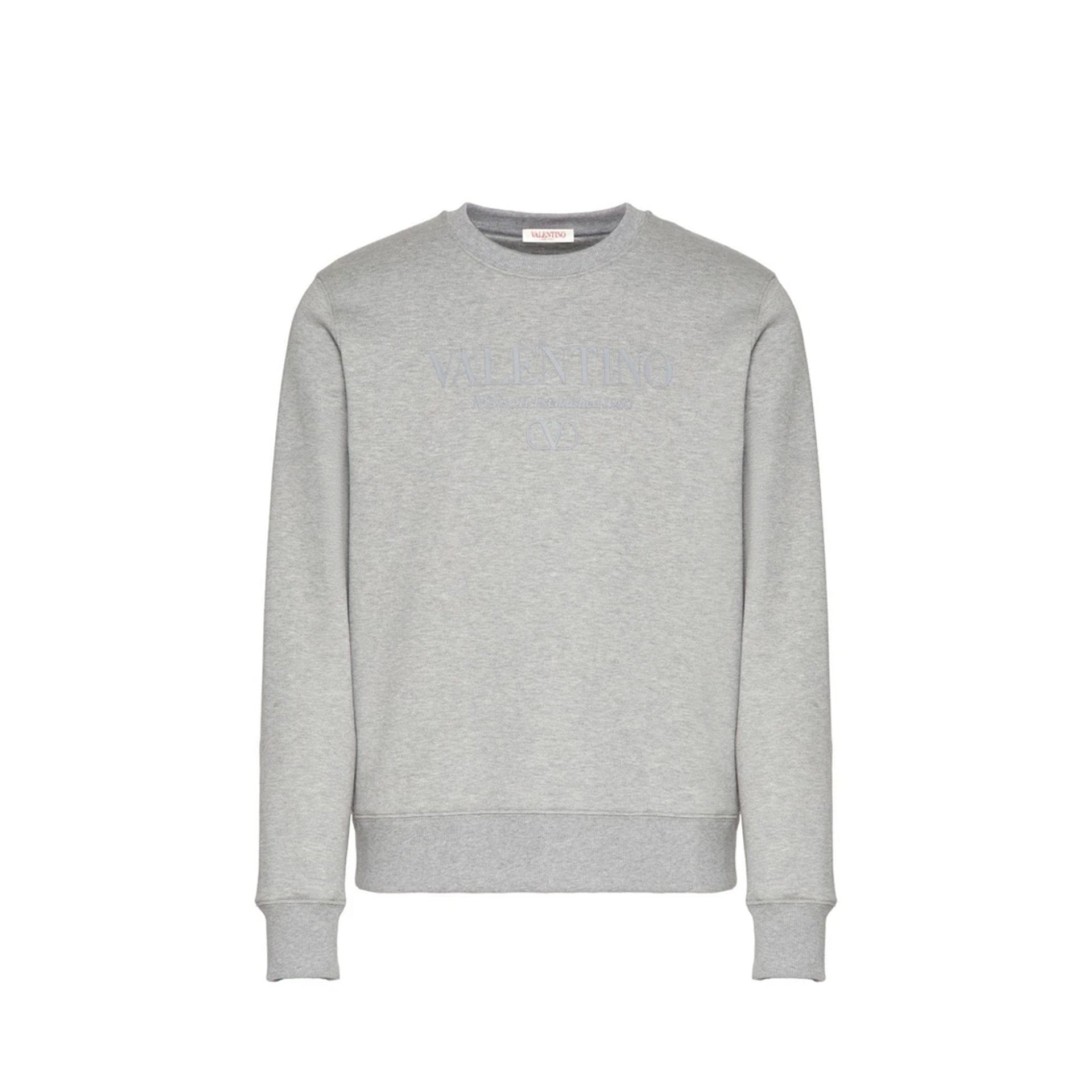 VALENTINO Cotton Logo Sweatshirt for Men