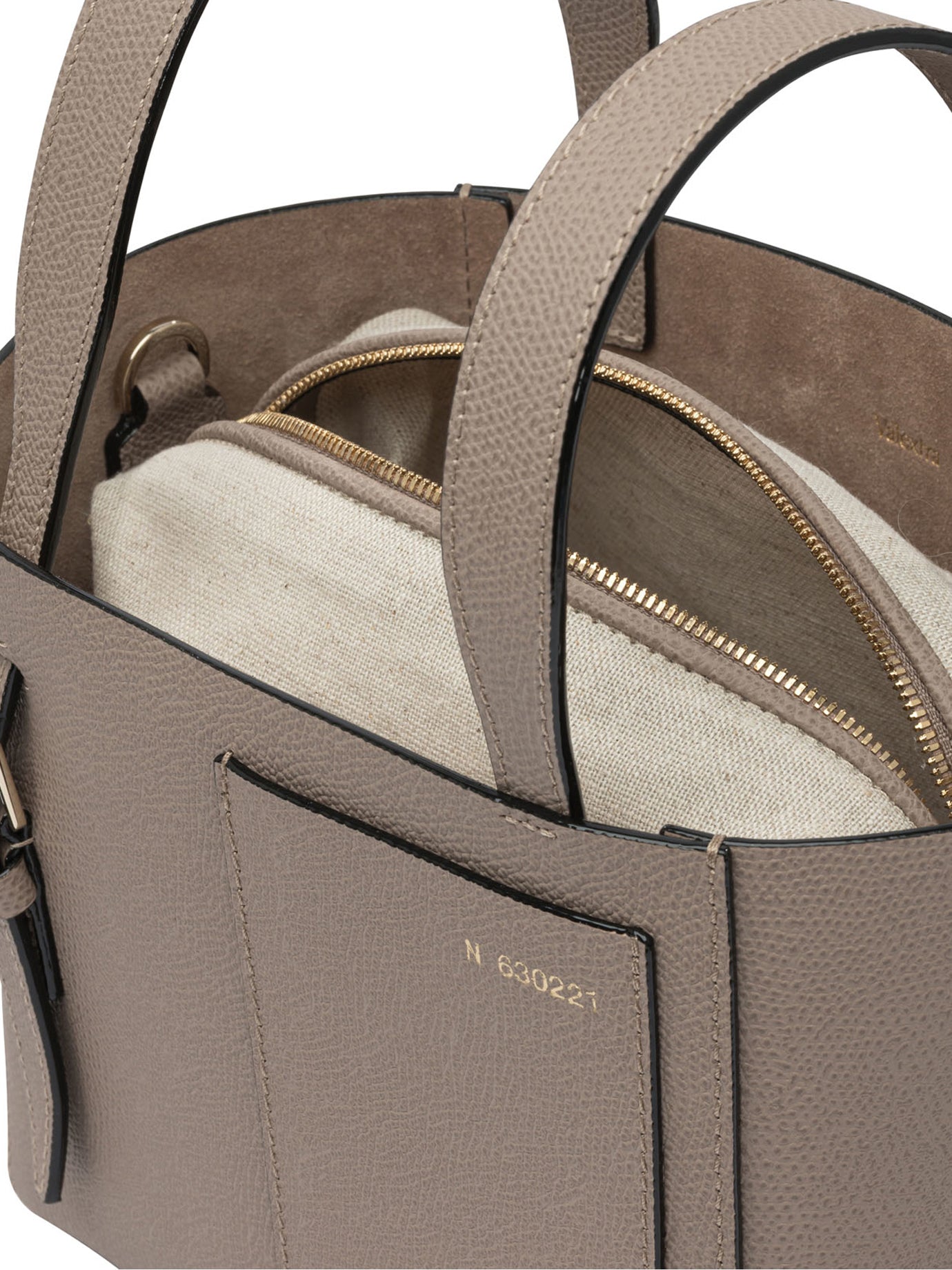 VALEXTRA Mini Soft Micro Bucket Handbag