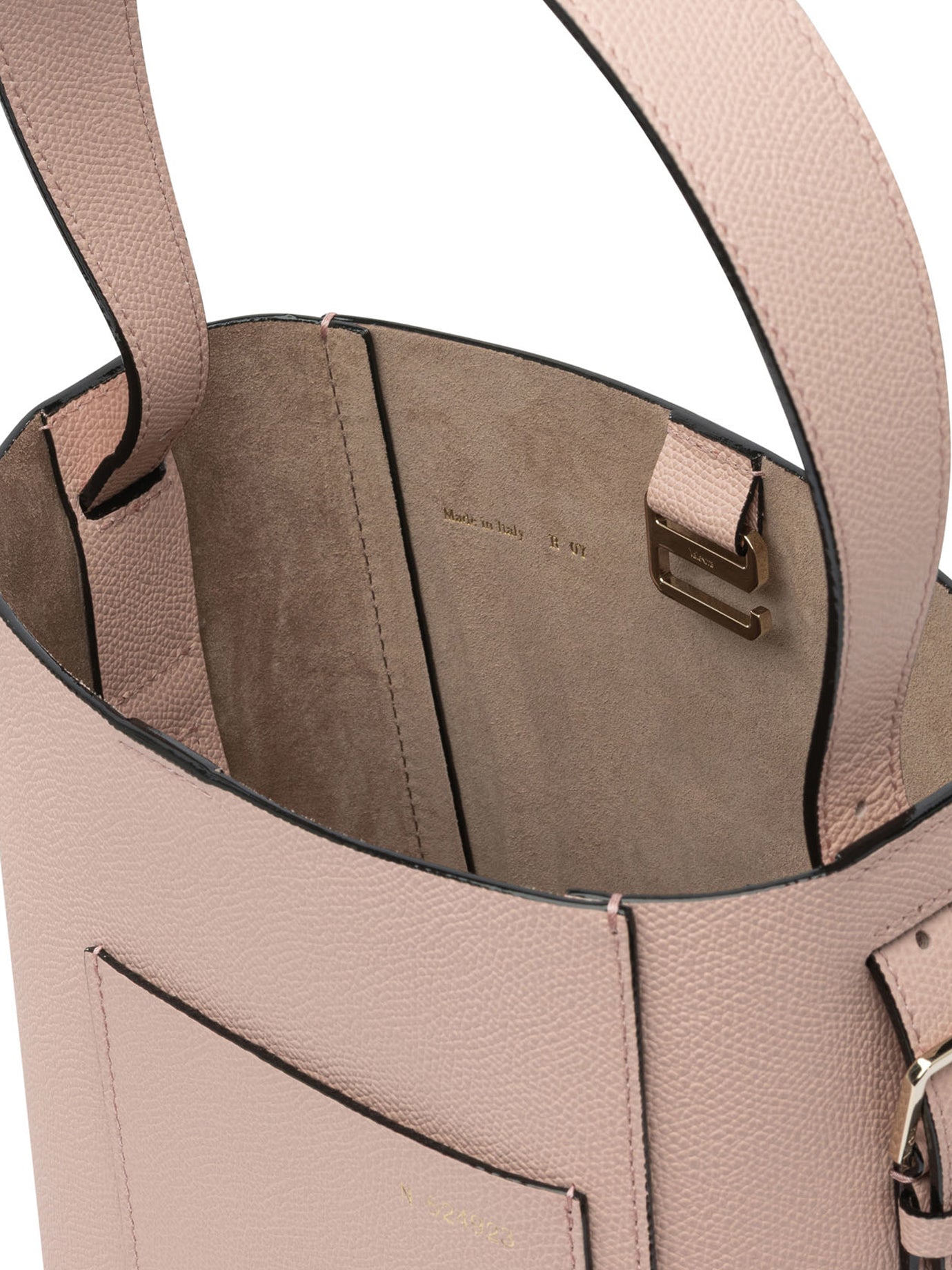 VALEXTRA Soft Mini Bucket Handbag