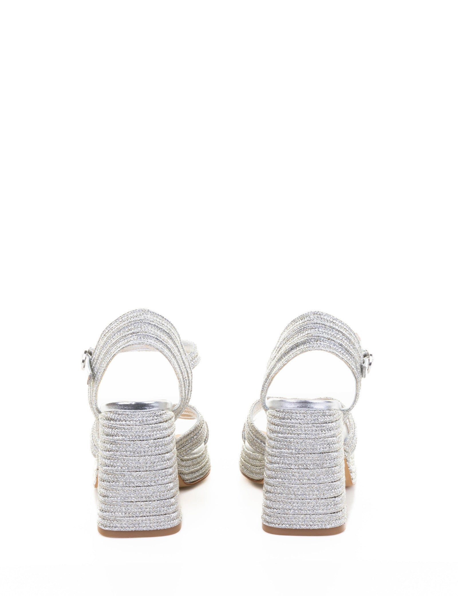 CASTAÑER Handmade Metallic Braid Sandal