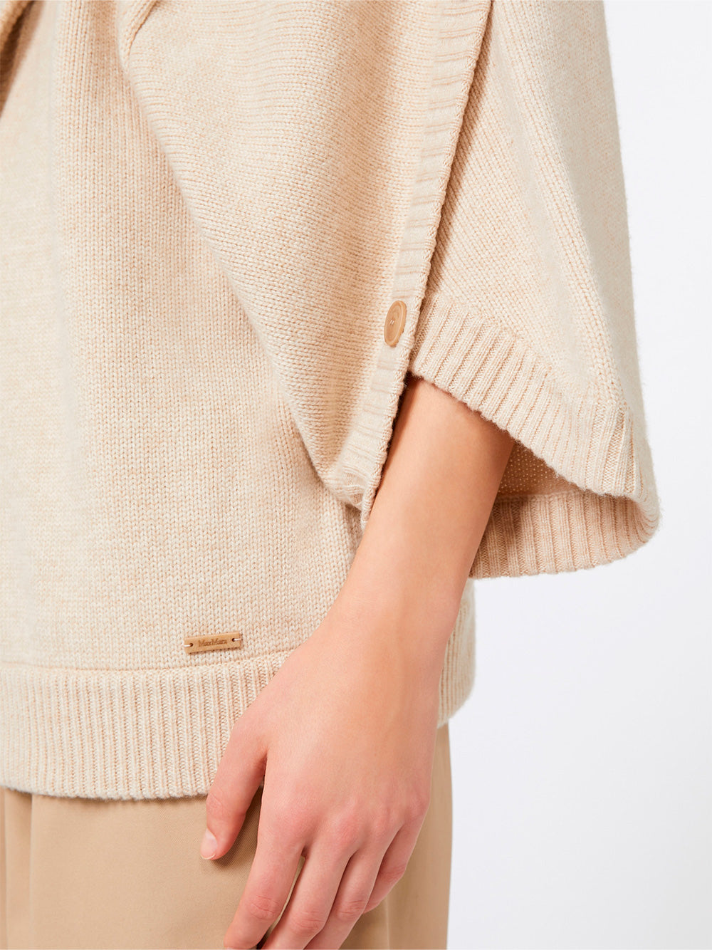 MAX MARA Wool and Cashmere Hooded Cardigan for Women